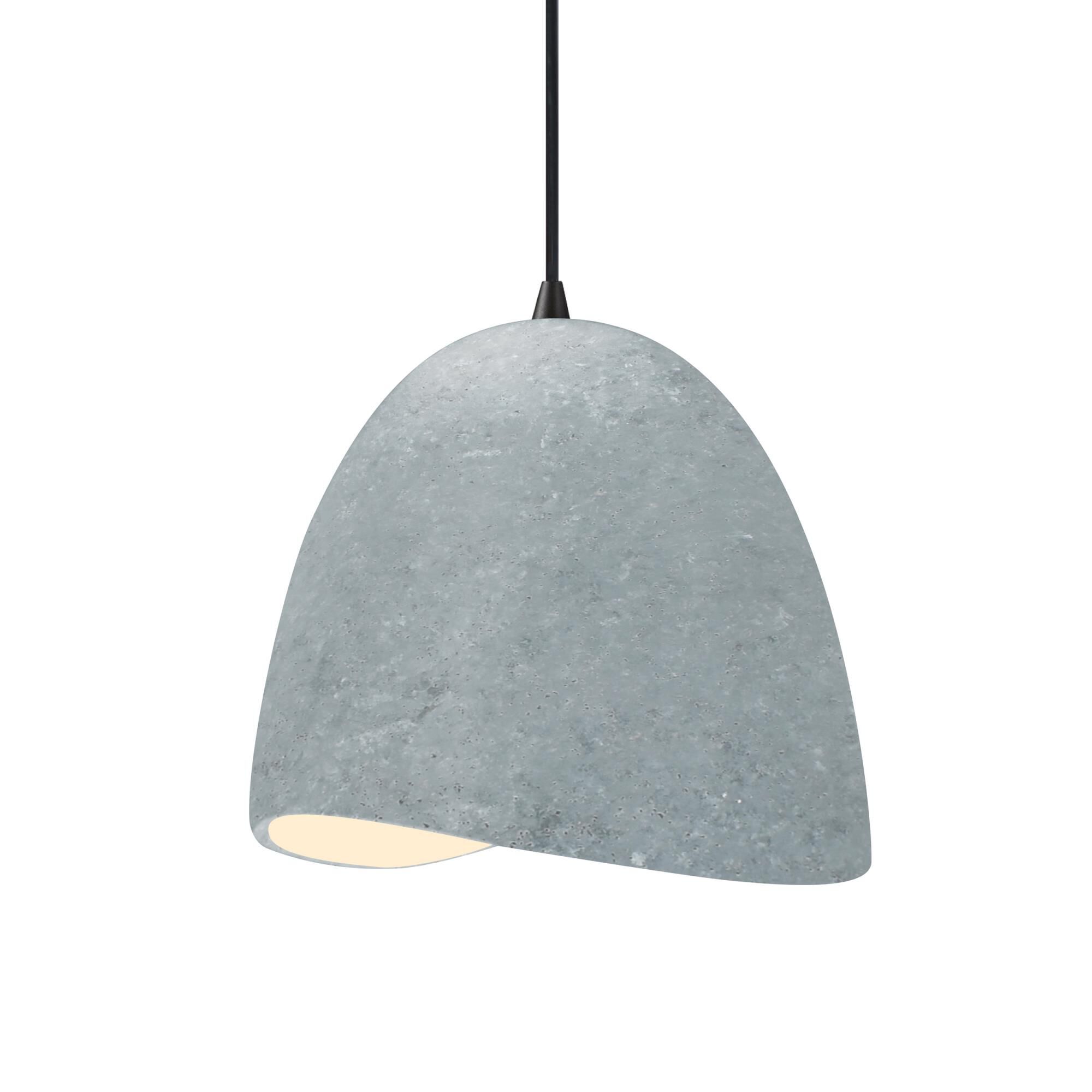 Shown in Matte Black finish and Concrete shade