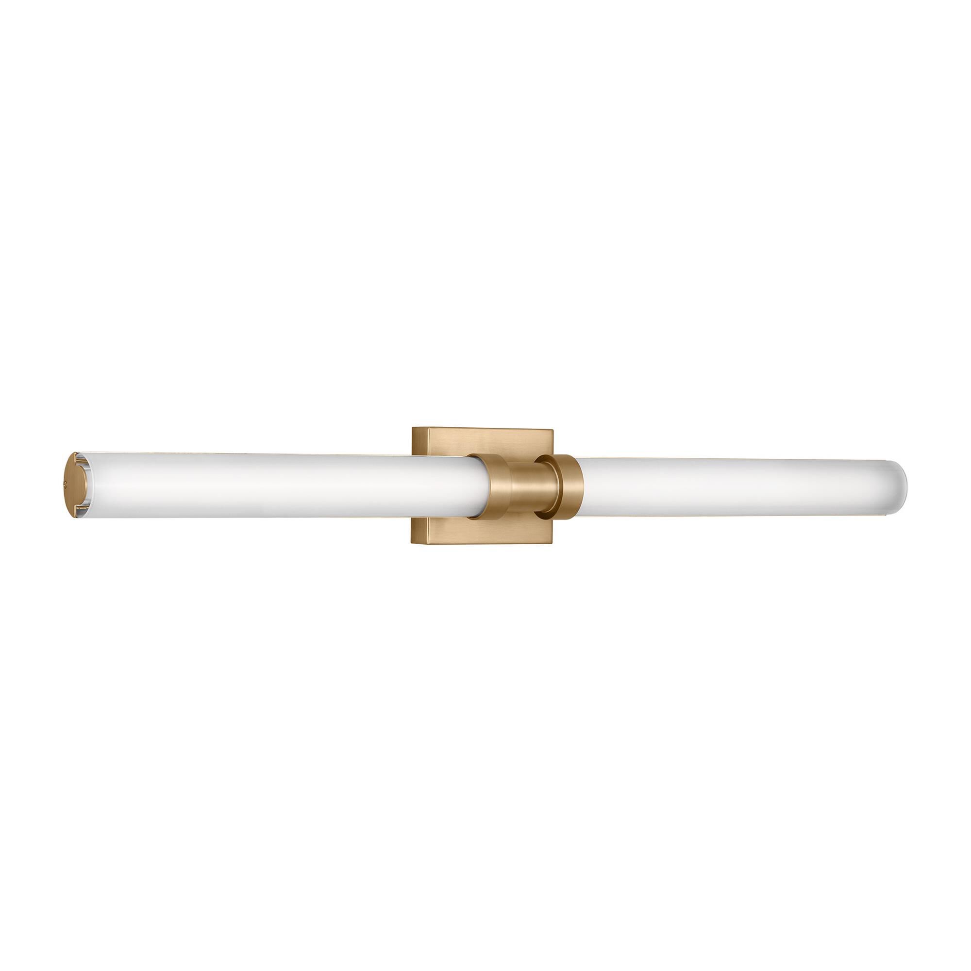 Shown in Satin Brass finish and Arctic glass and Arctic Glass s shade