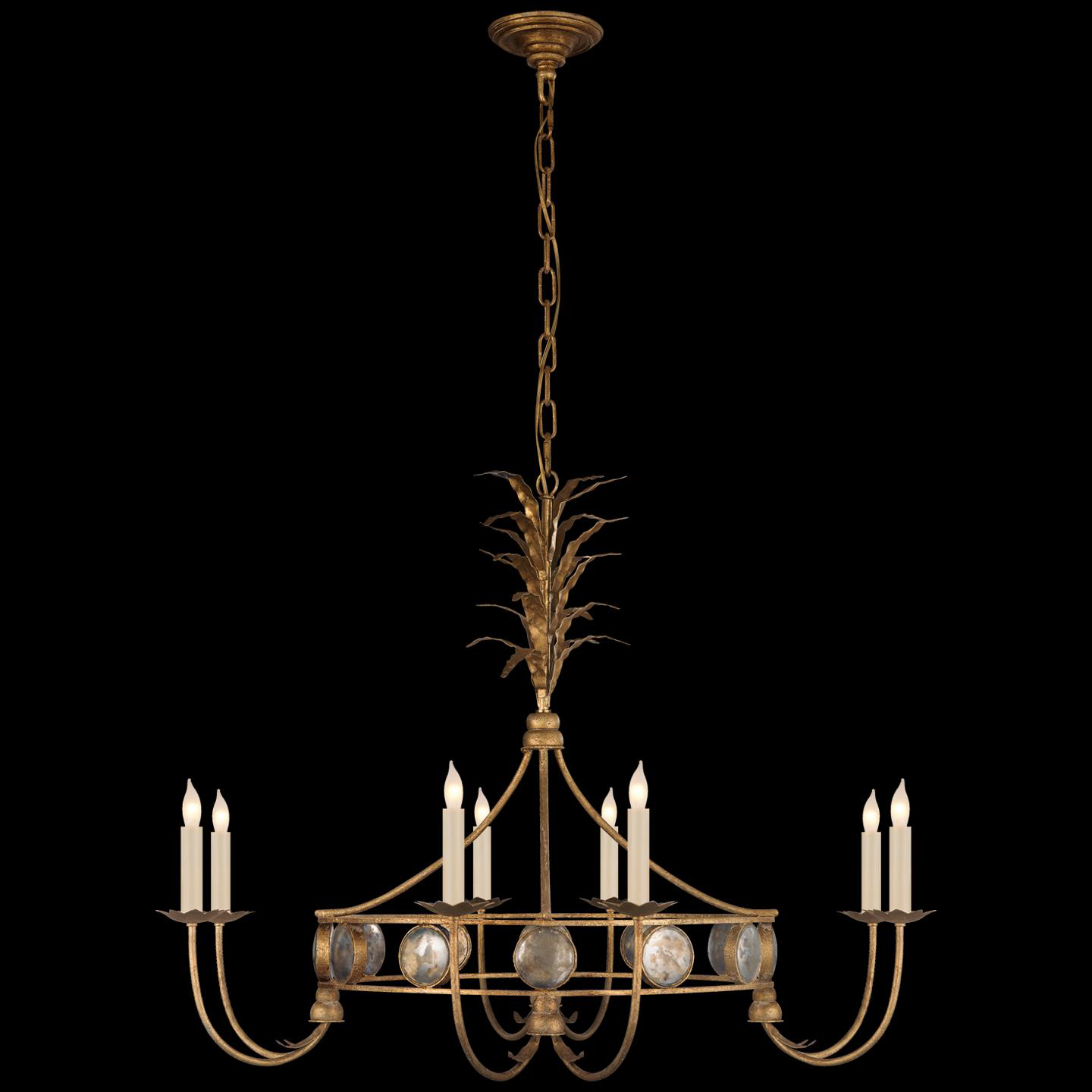 Chapman & Myers Gramercy 36 Inch 8 Light Chandelier by Visual Comfort Signature Collection