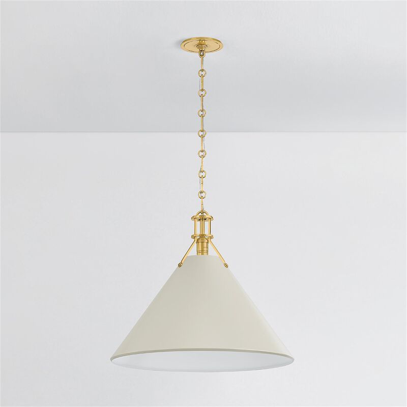 Mark D. Sikes Painted No. 2 Medium Pendant Light by Hudson Valley Lighting