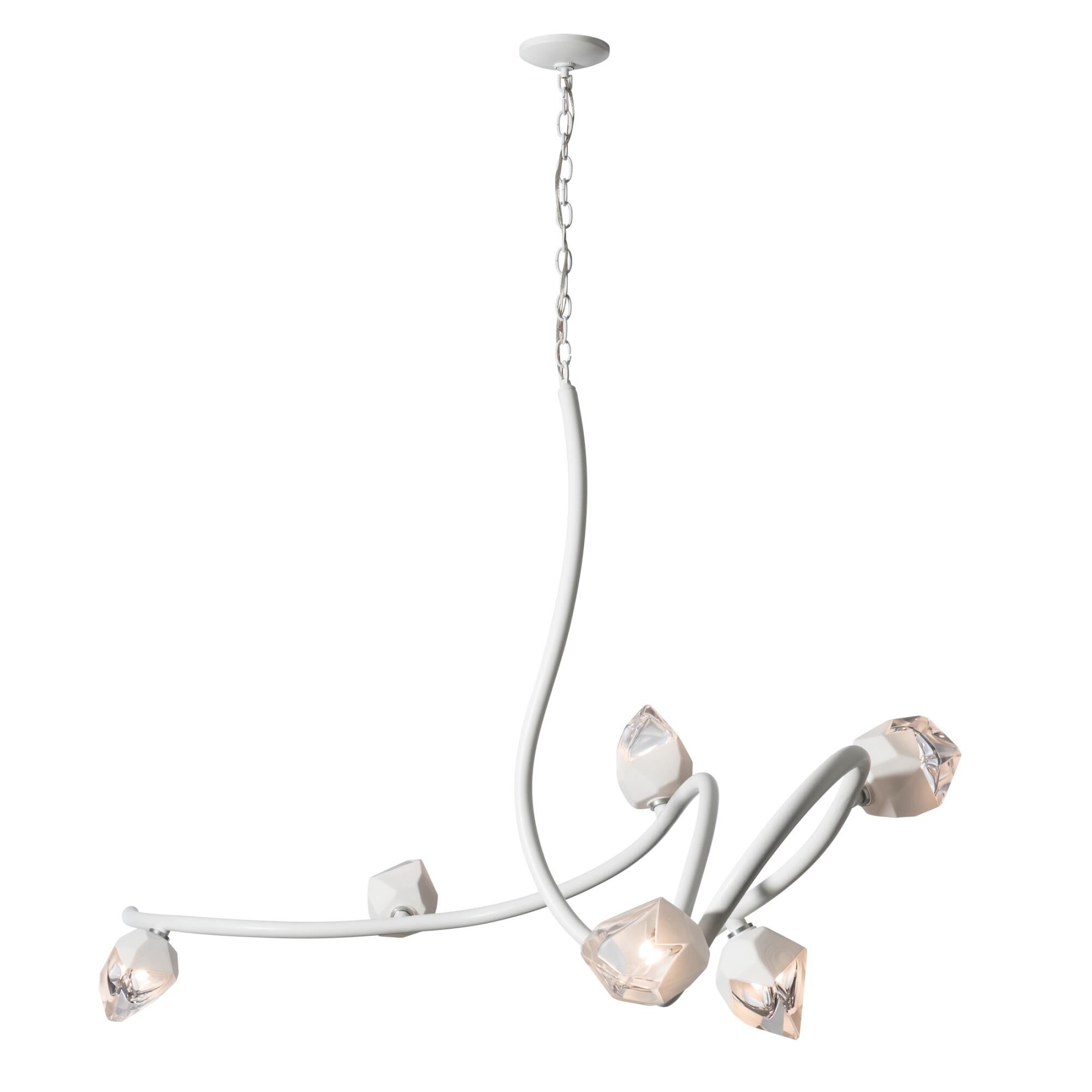 Glacier 69 Inch 6 Light Multi Light Pendant by Hubbardton Forge