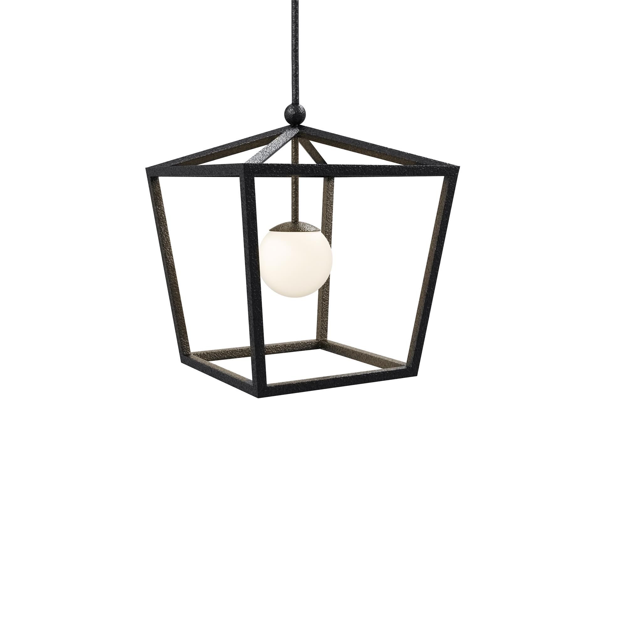 Shown in Black and Frosted White finish