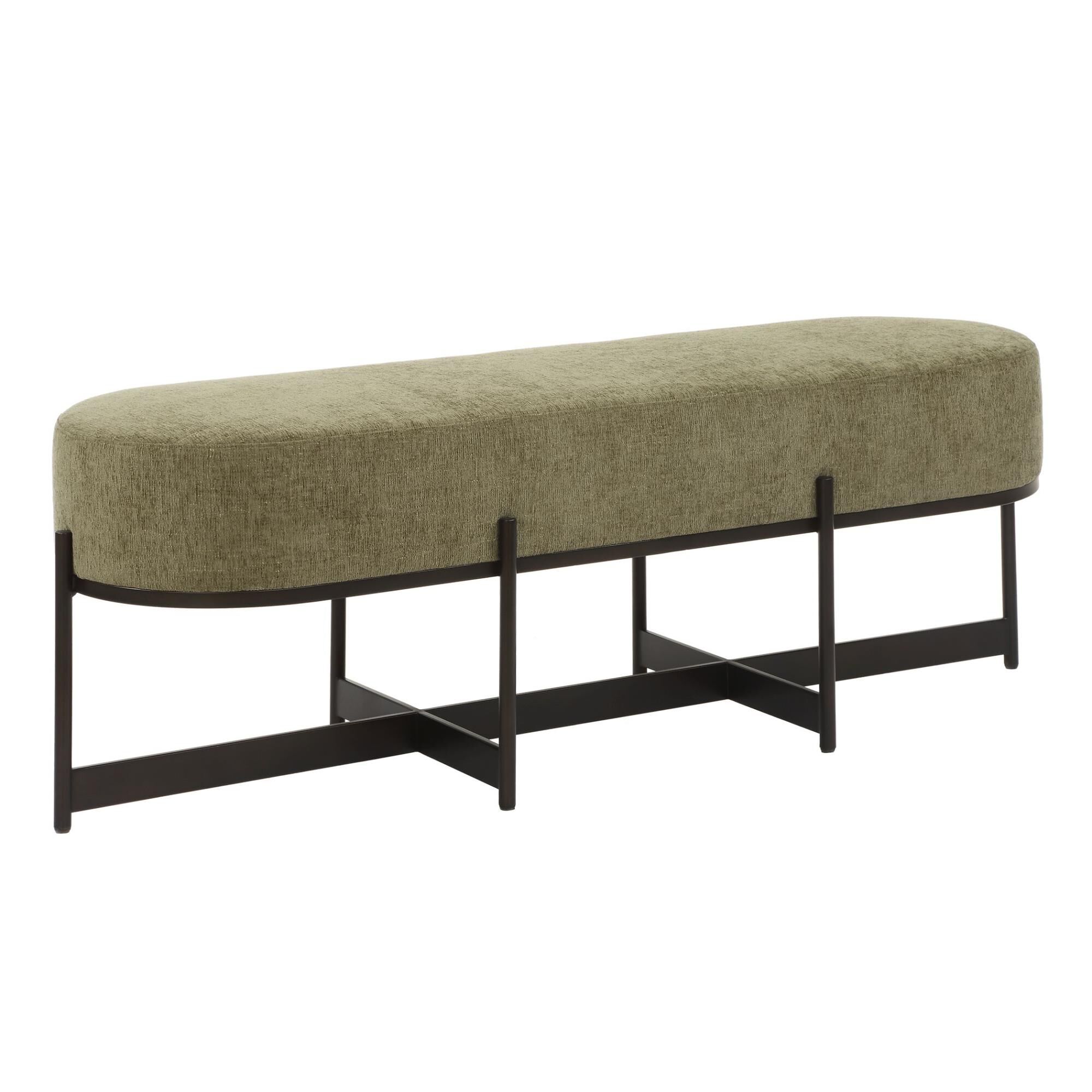 Matthew Williams Merino 57 Inch Bench by Uttermost
