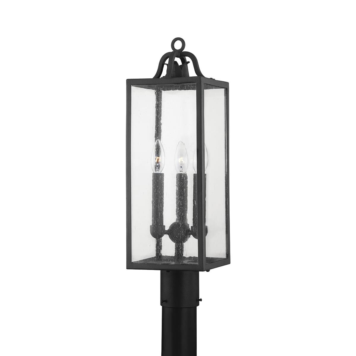 Caiden 7 Inch Outdoor Post Lamp by Troy Lighting