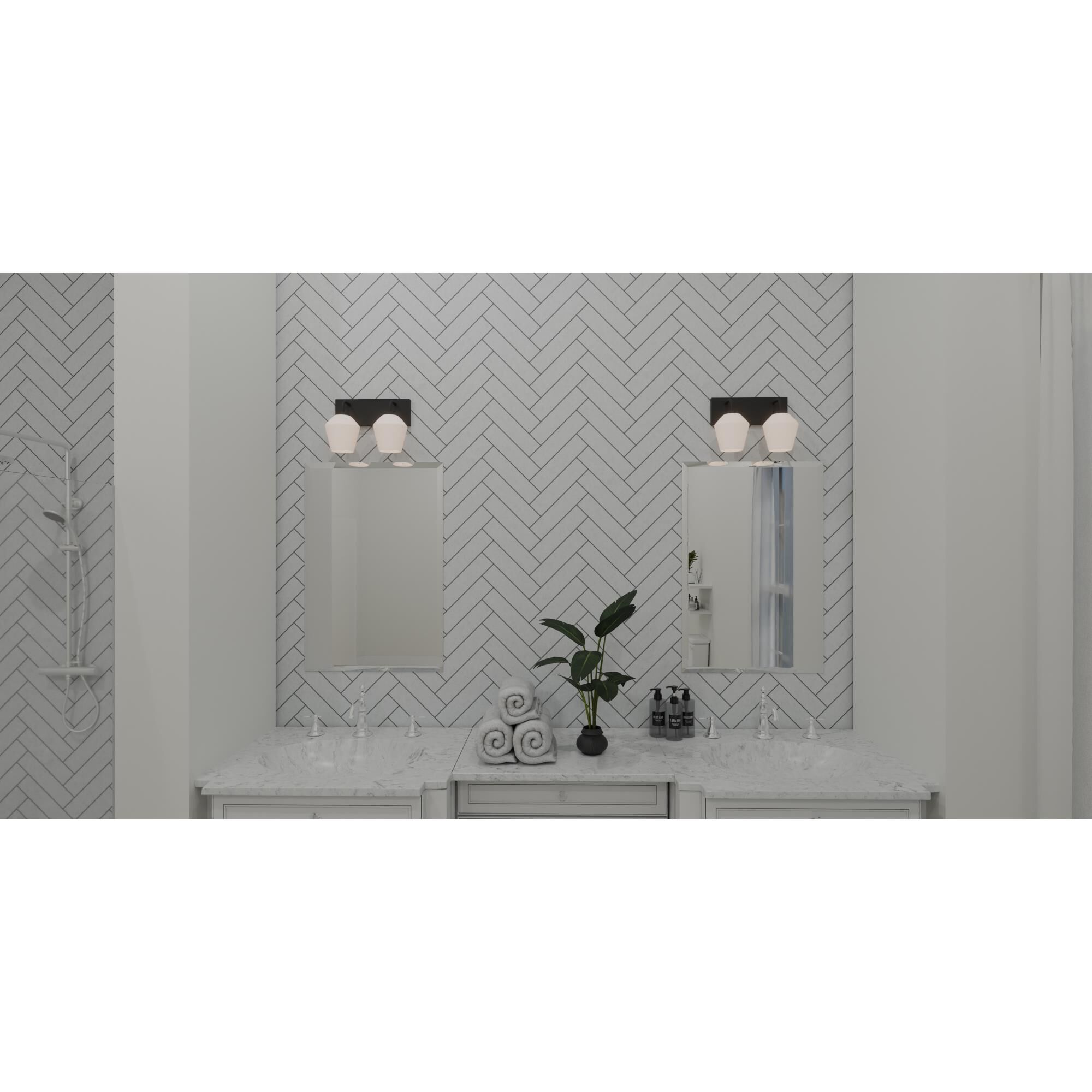 Nielson 13.5 Inch 2 Light Bath Vanity Light by Quoizel