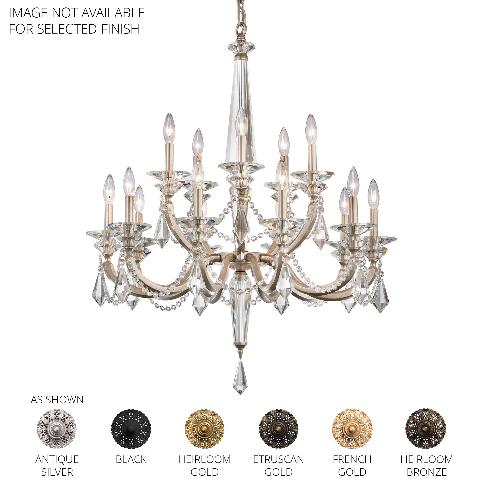 Verona 32 Inch 15 Light Chandelier by Schonbek