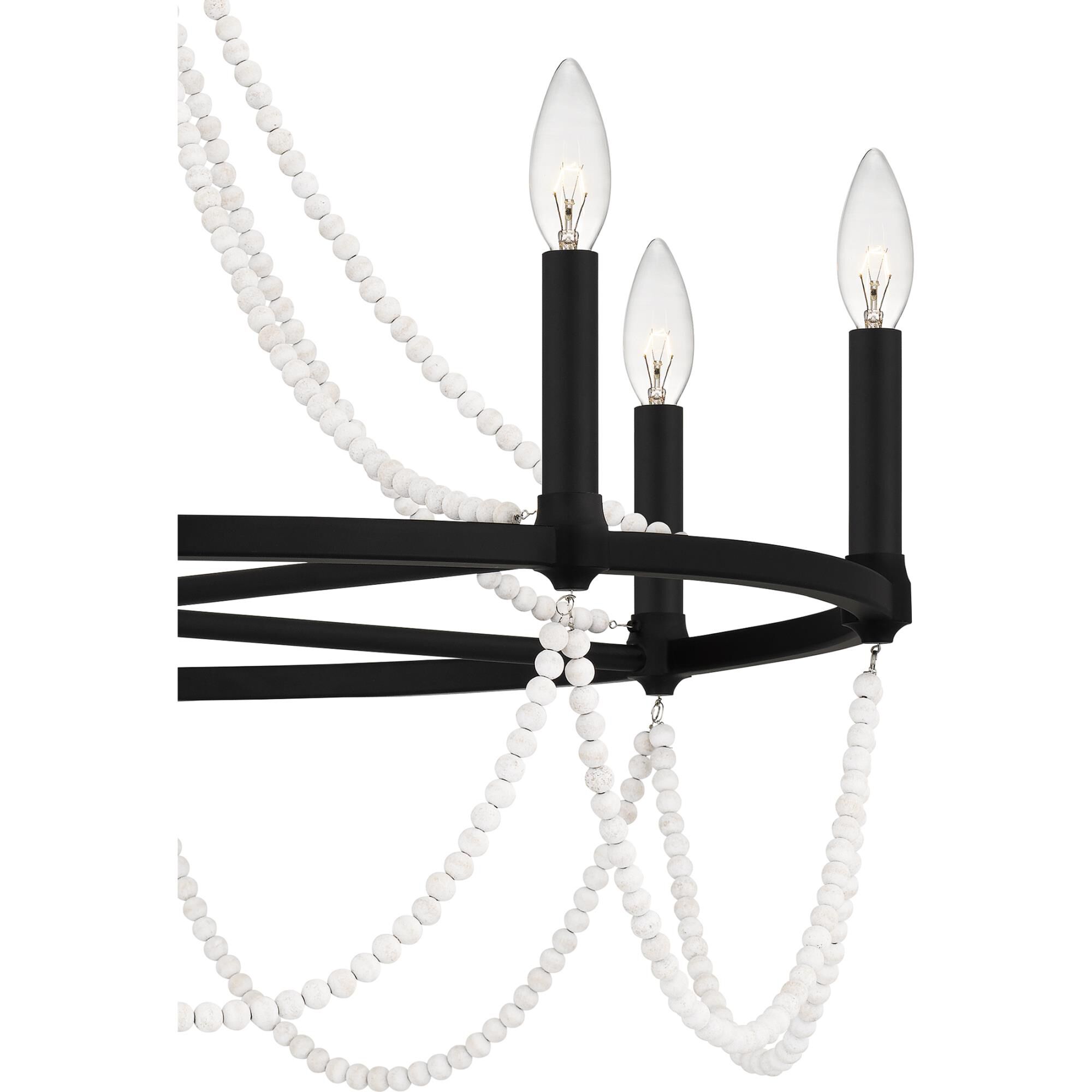 Brigitta 30 Inch 8 Light Chandelier by Quoizel