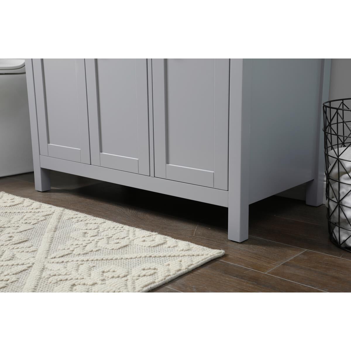 Shown in Grey finish