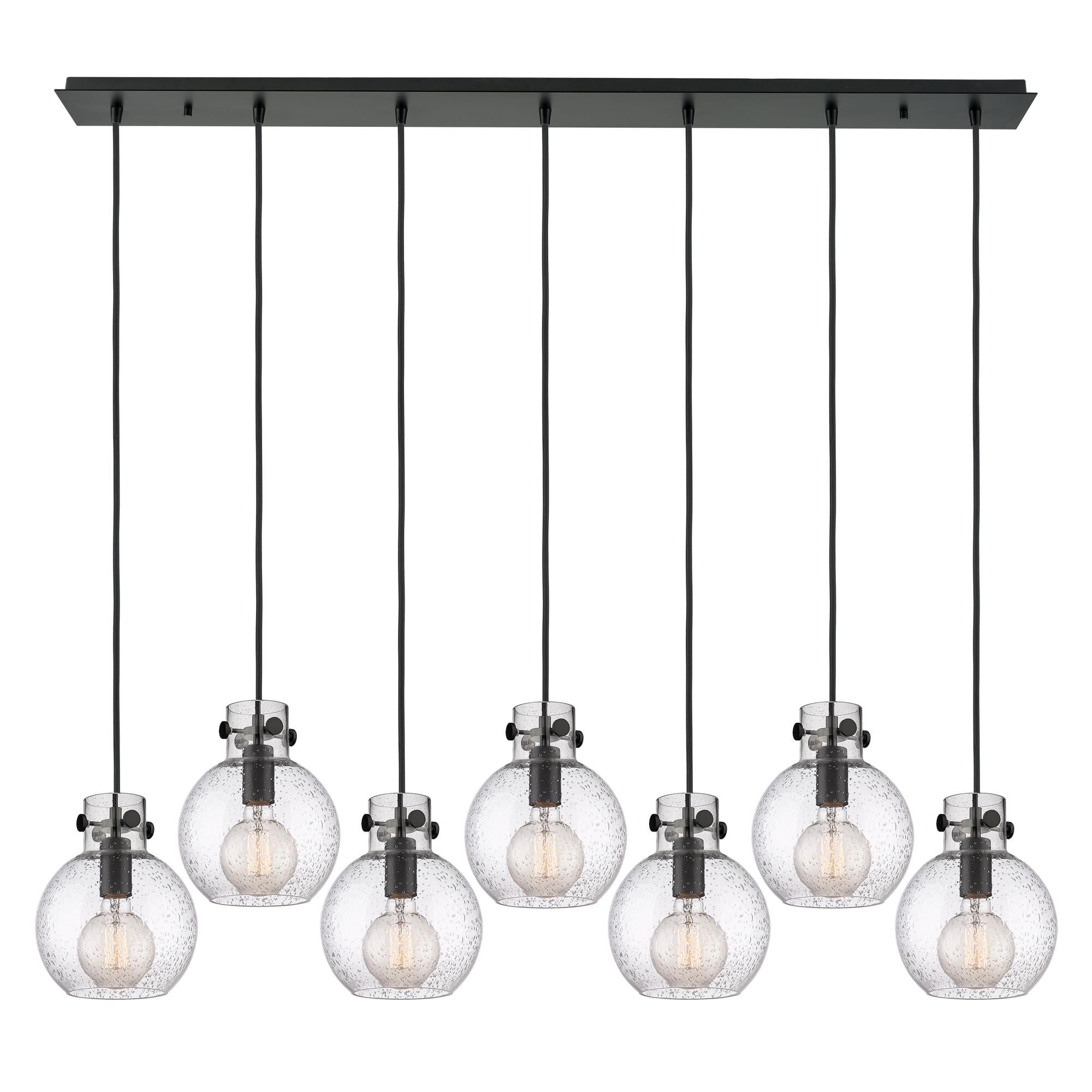 Bruno Marashlian Newton Sphere 51 Inch 7 Light Linear Suspension Light by Innovations Lighting