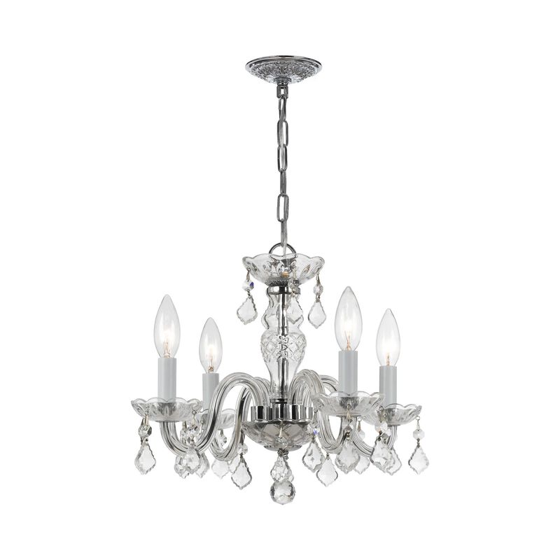 Traditional Crystal 15 Inch Chandelier by Crystorama