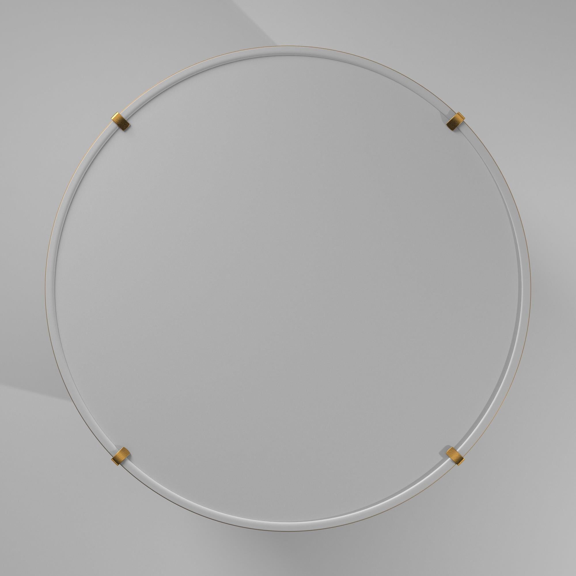 Shown in Gold finish and Hardback - White shade