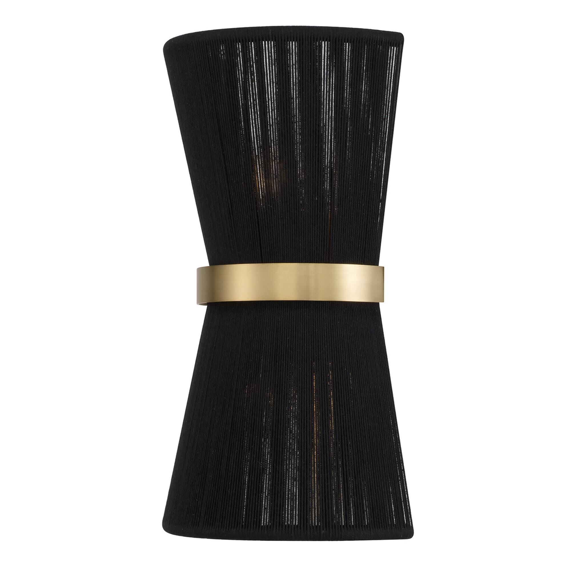 Shown in Black Rope And Patinaed Brass finish
