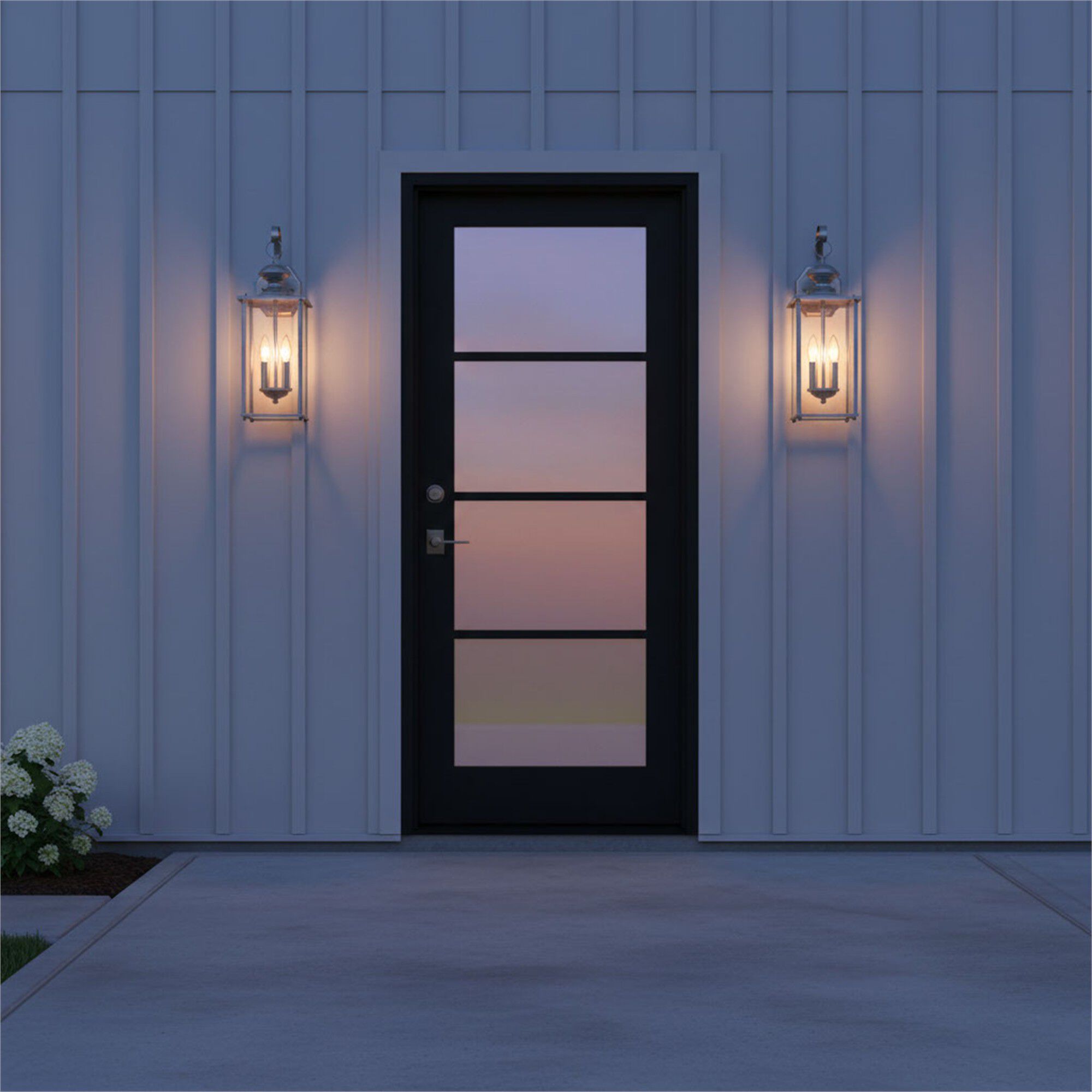 Jamestowne 20 Inch Tall 2 Light Outdoor Wall Light,