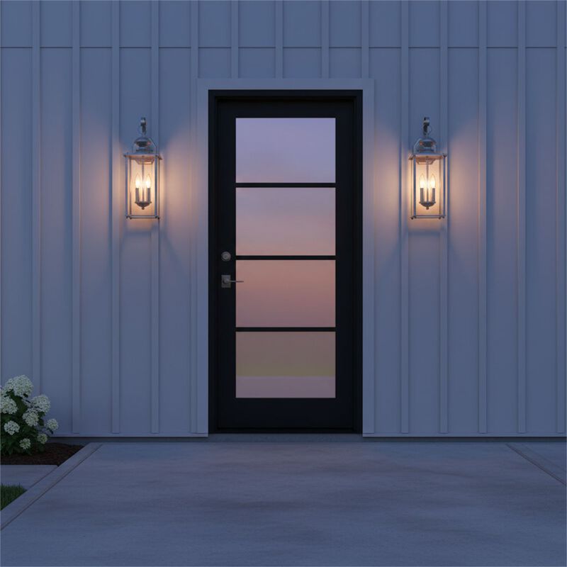 Jamestowne 20 Inch Tall 2 Light Outdoor Wall Light by Generation Lighting