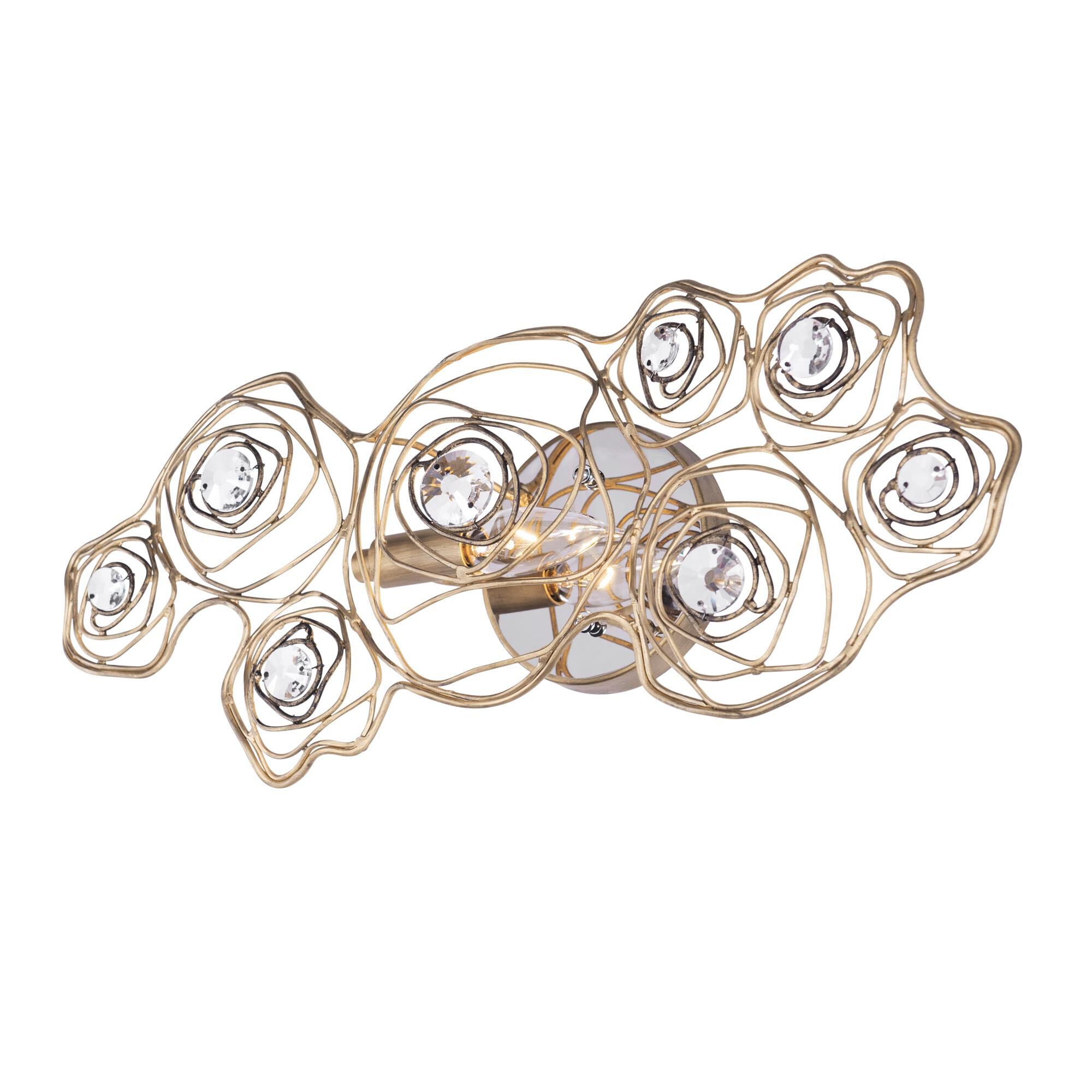 Ron Henderson Ethereal Rose Wall Sconce by Varaluz