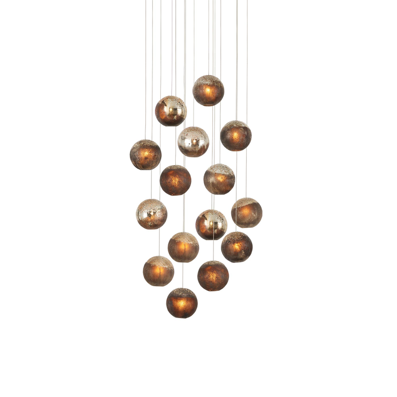 Pathos 24 Inch 15 Light Multi Light Pendant by Currey & Company