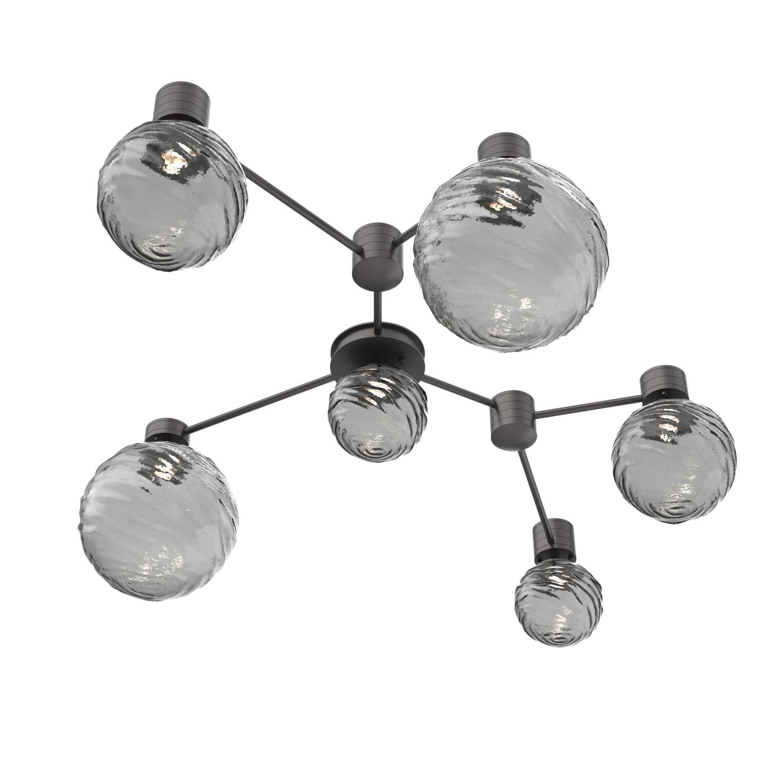 Levi Wilson Gaia 40 Inch Semi Flush Mount by Hammerton Studio