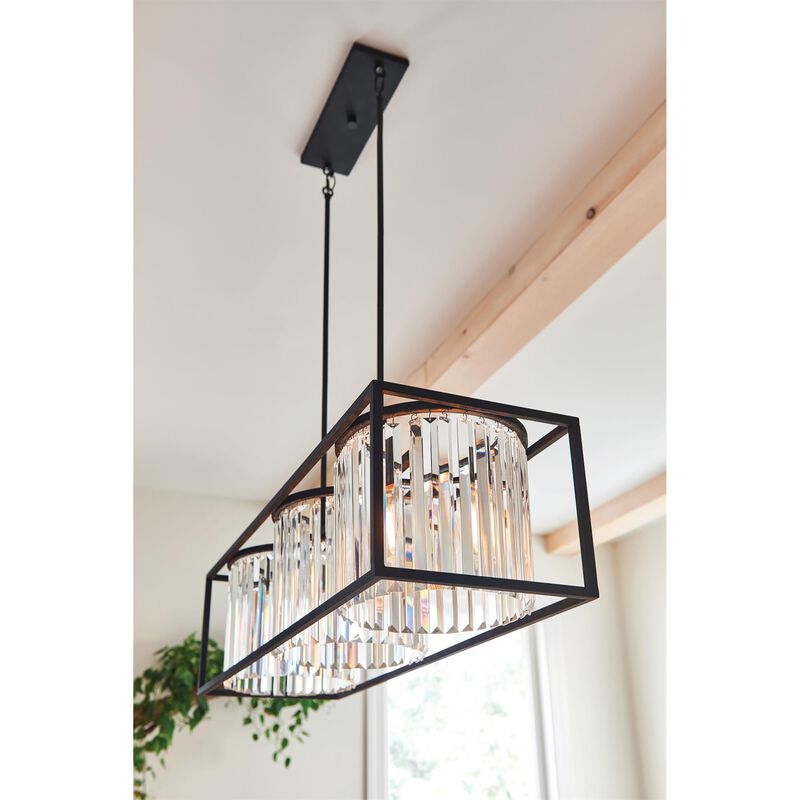 Giada Small Linear Chandelier by Hinkley