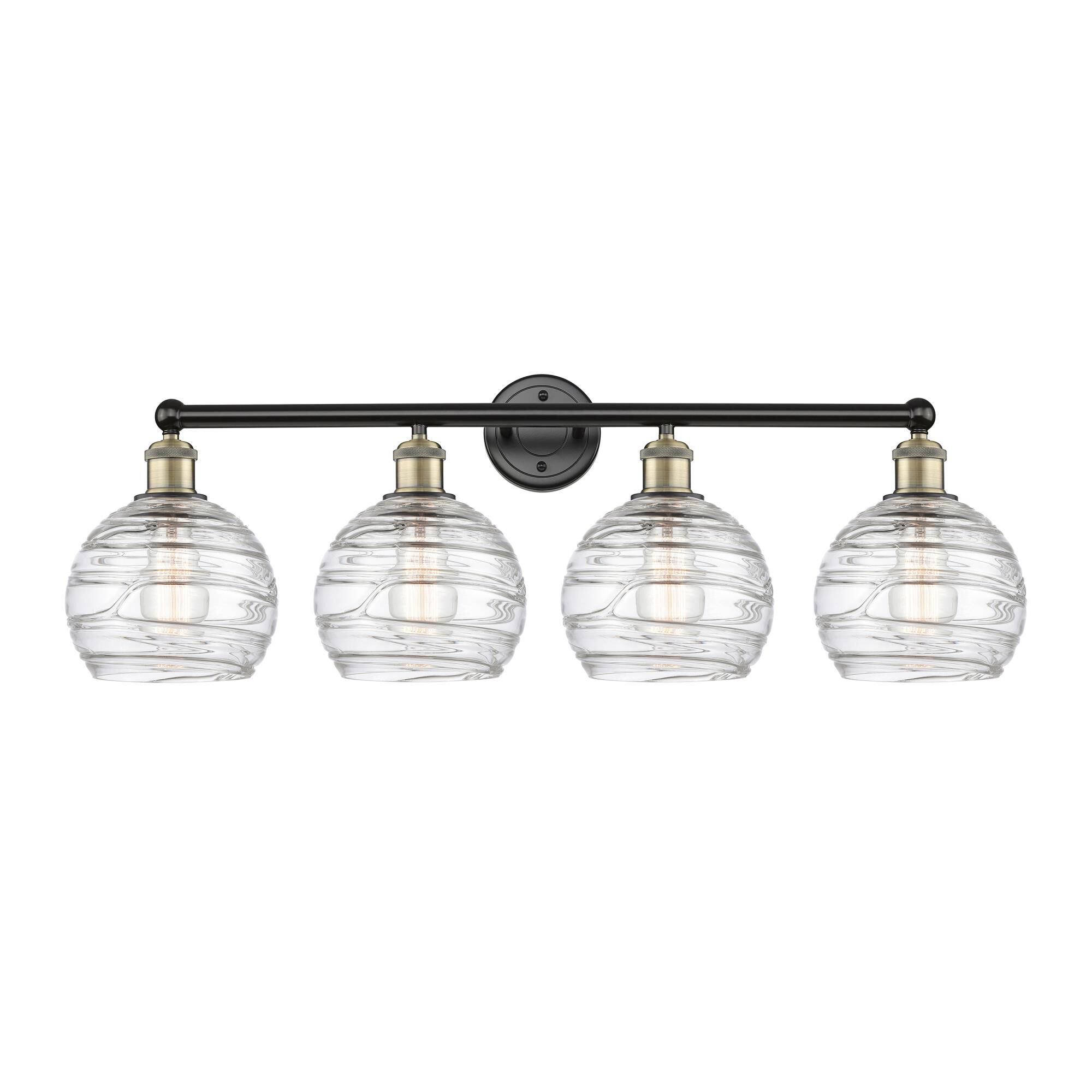 Bruno Marashlian Athens Deco Swirl 35 Inch Bath Vanity Light by Innovations Lighting