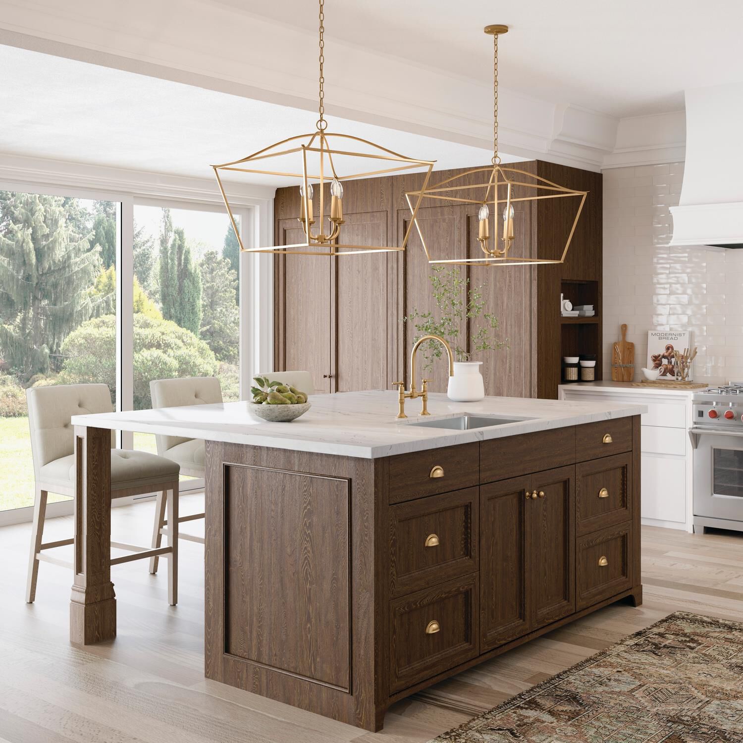 Shown in Matte Brass finish