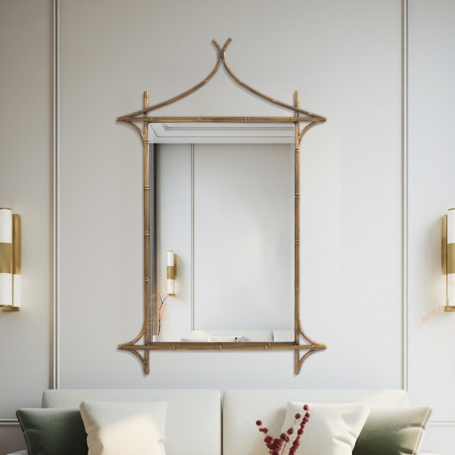The Moreau Decorative Mirror by Howard Elliott Collection