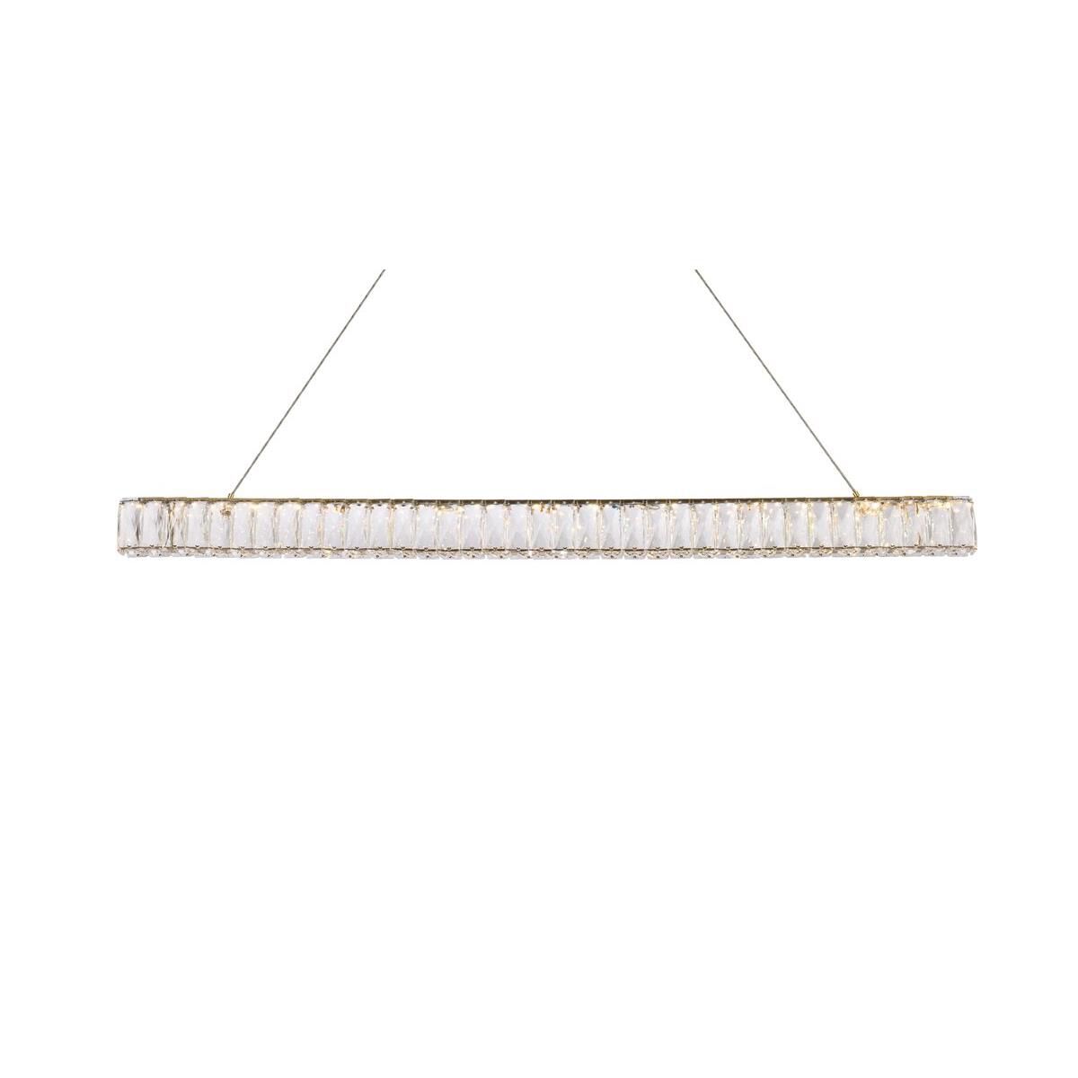 Monroe Linear Suspension Light by Elegant Lighting