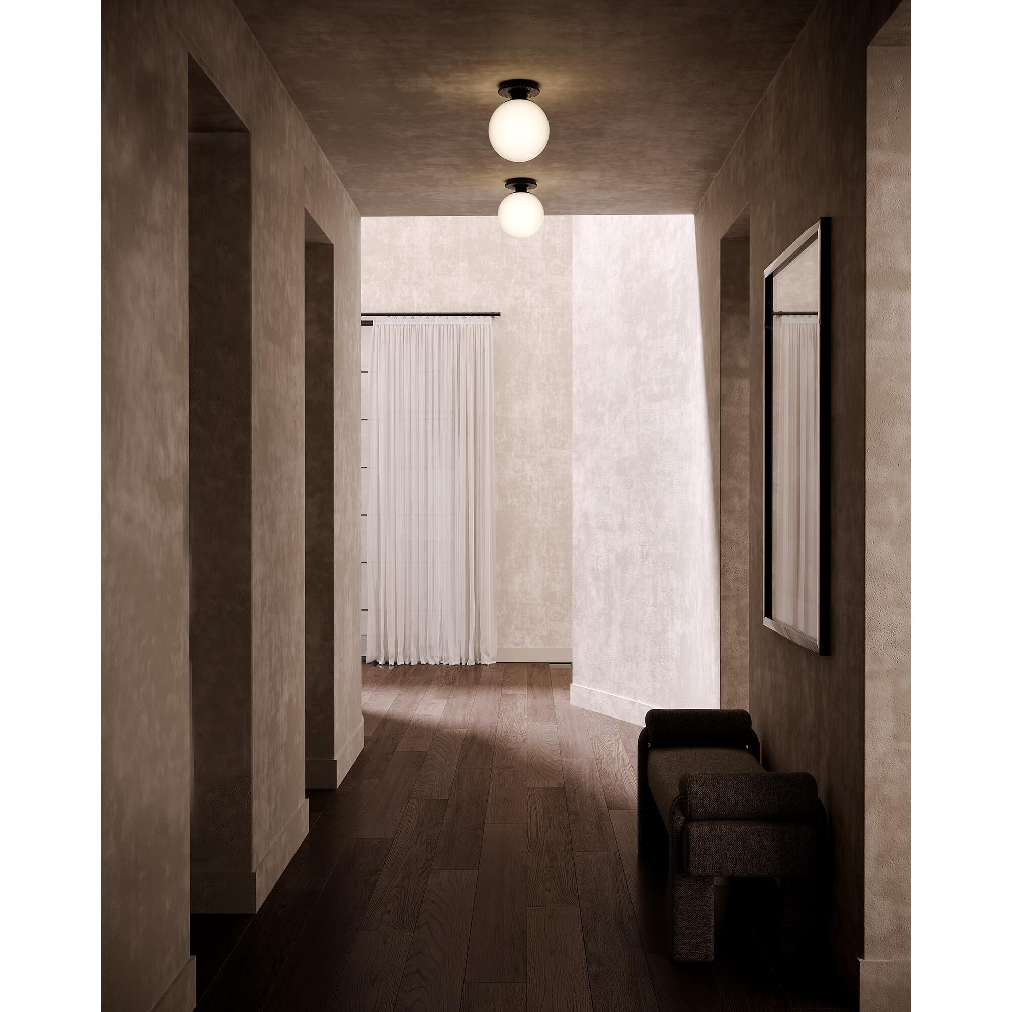 Peyton Fox Otis 8 Inch Semi Flush Mount by Alora Mood