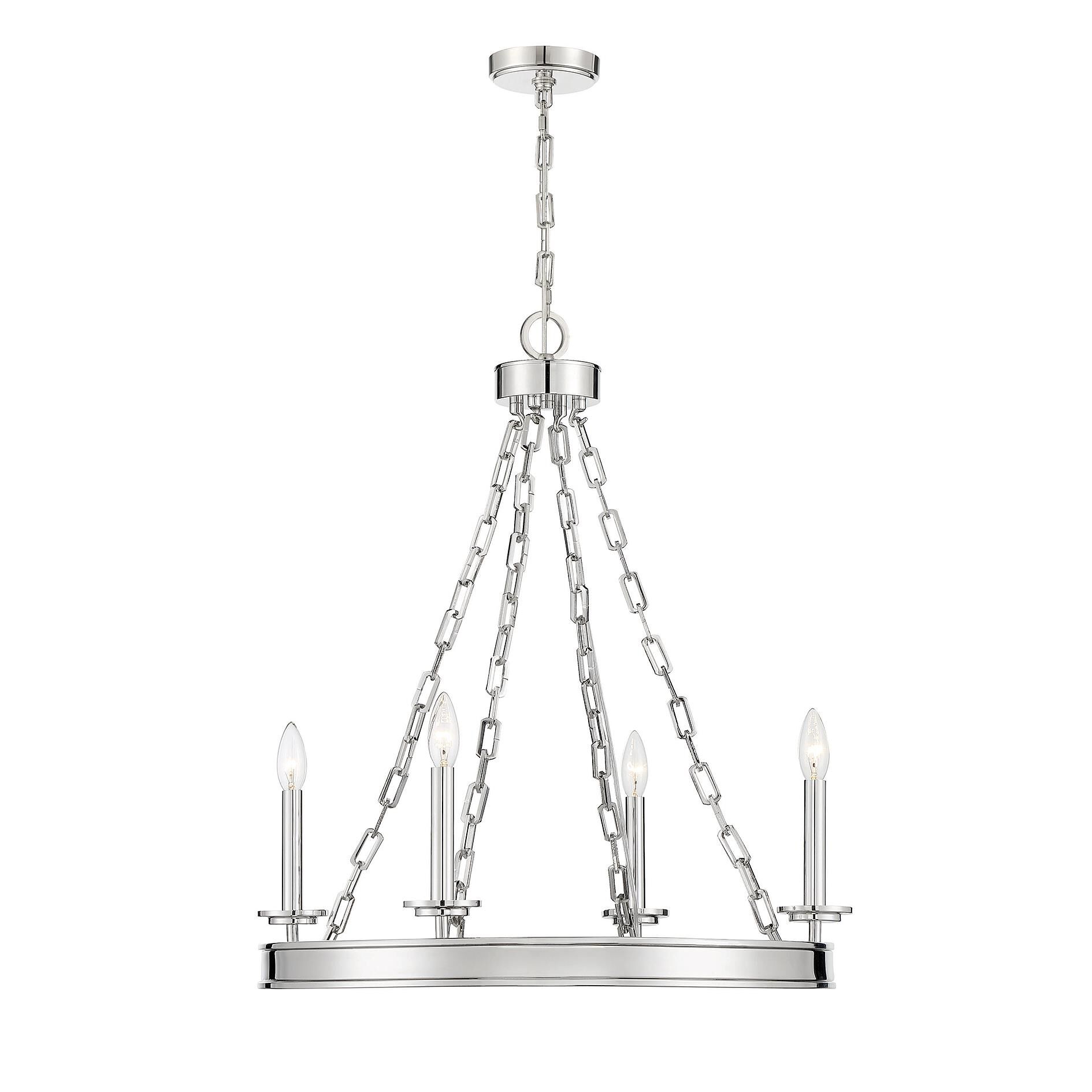 Shown in 
Polished Nickel finish