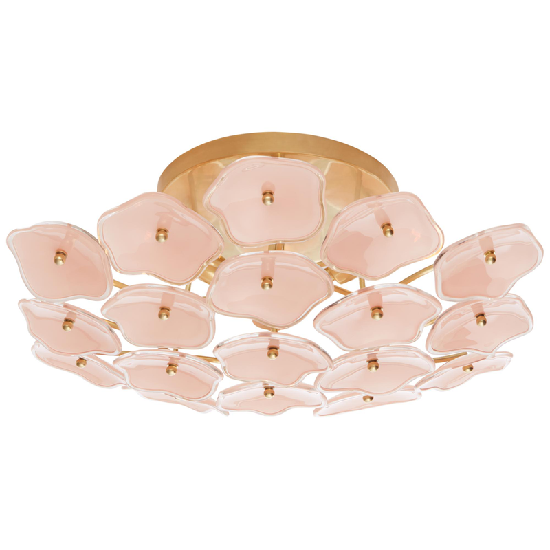 kate spade new york Leighton 20 Inch 3 Light Flush Mount by Visual Comfort Signature Collection