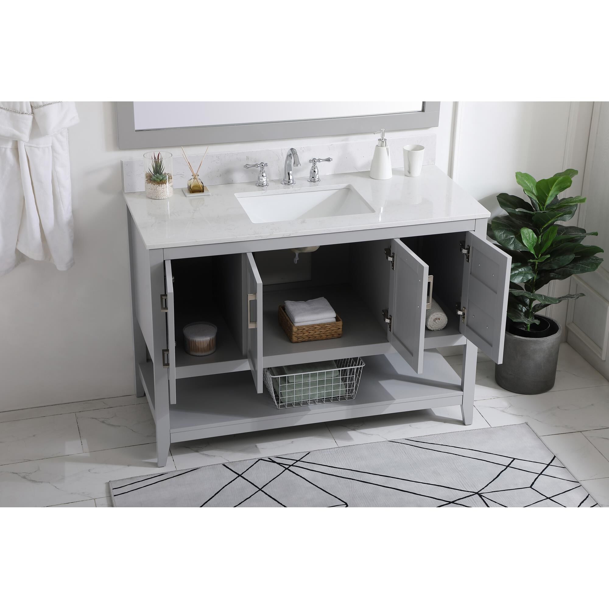 Aubrey Bath Vanity by Elegant Decor