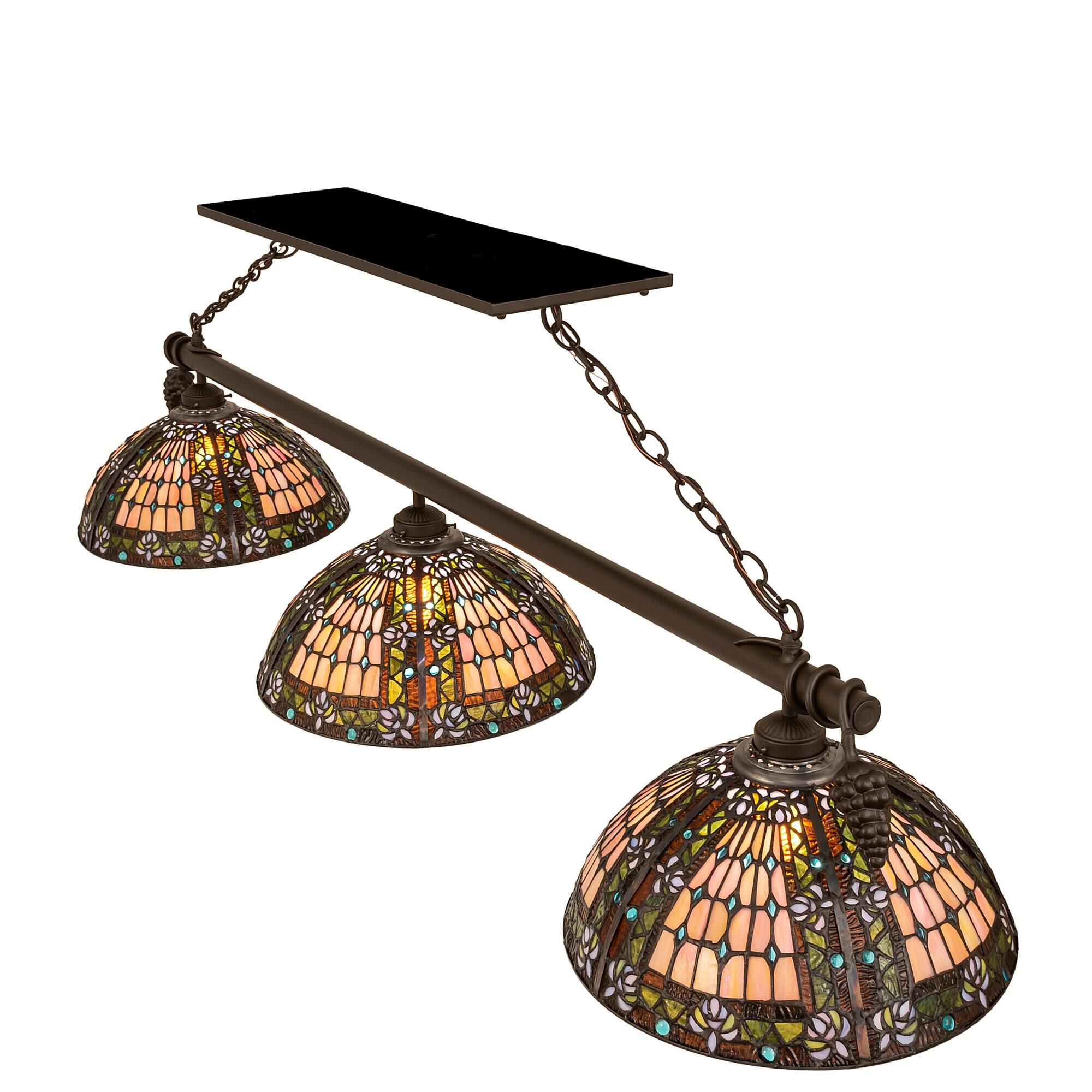 Fleur-De-Lis 65 Inch 3 Light Linear Suspension Light by Meyda Lighting