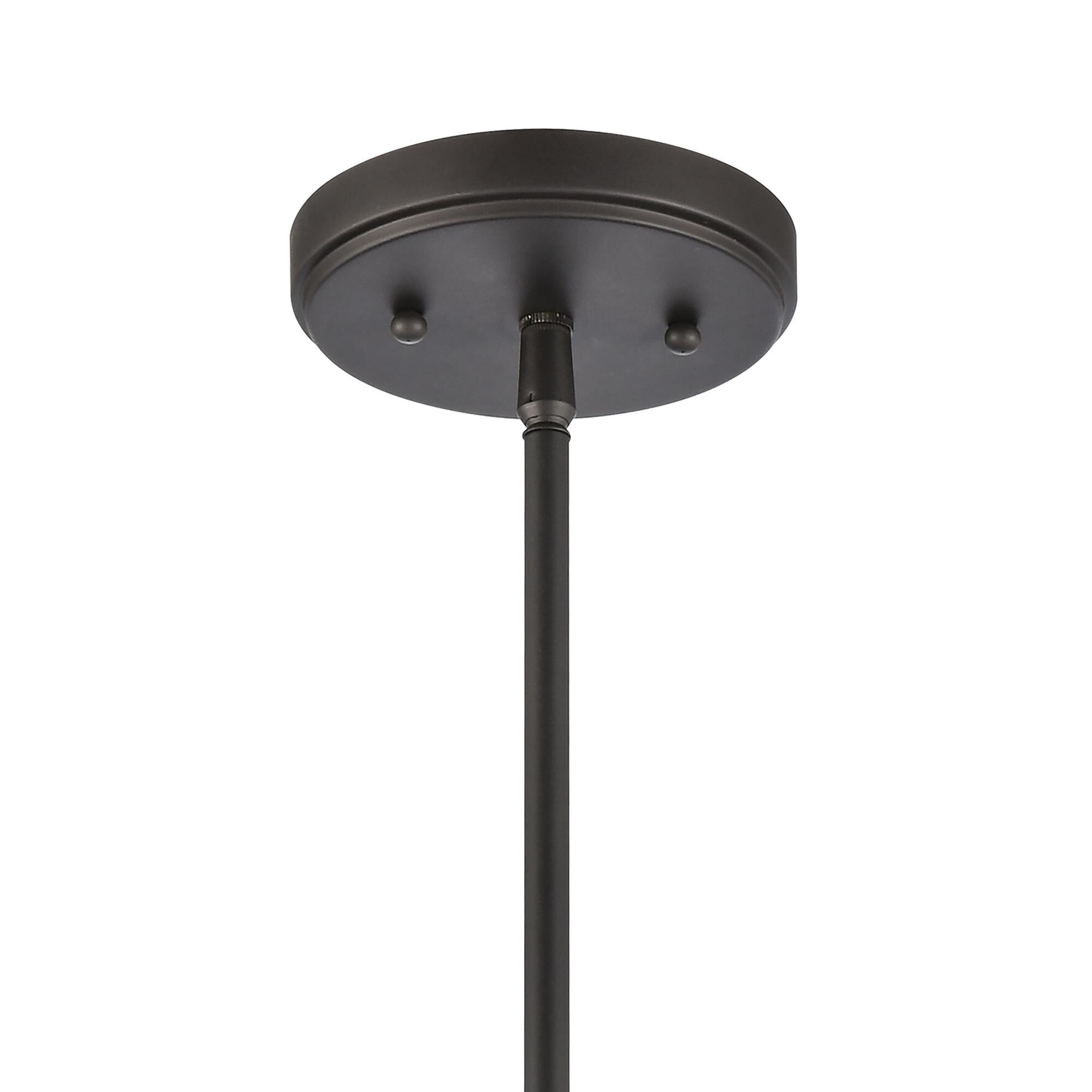 Shown in Black finish and White Linen Fabric shade