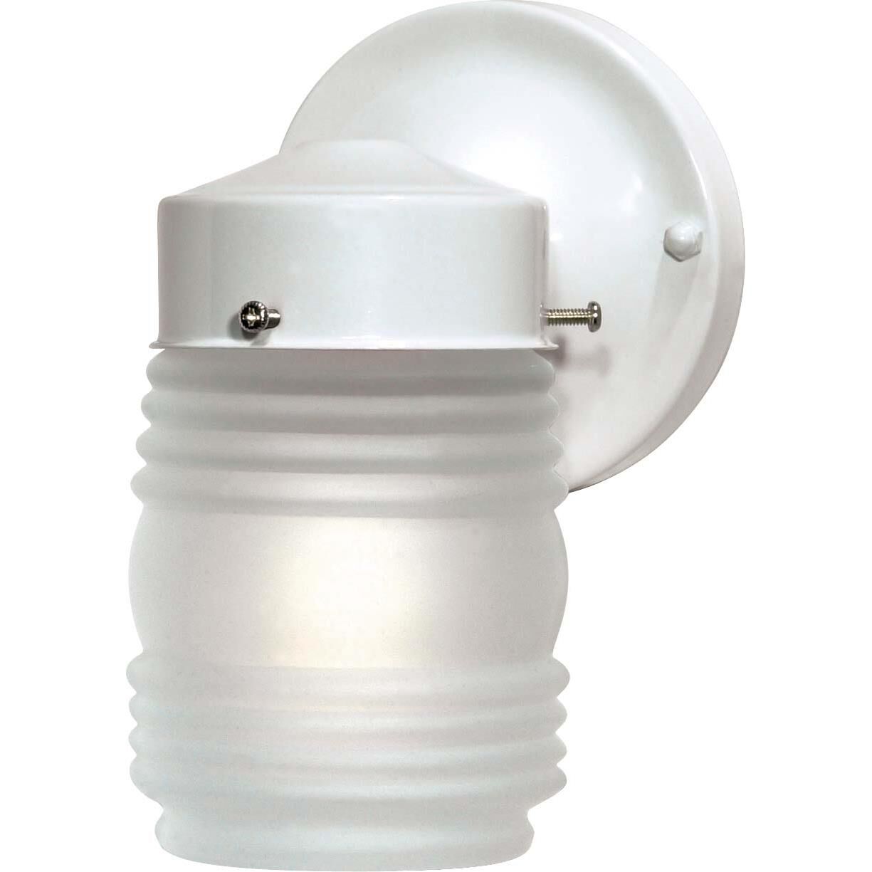 Mason Jar 9 Inch Tall 1 Light Outdoor Wall Light by Nuvo Lighting