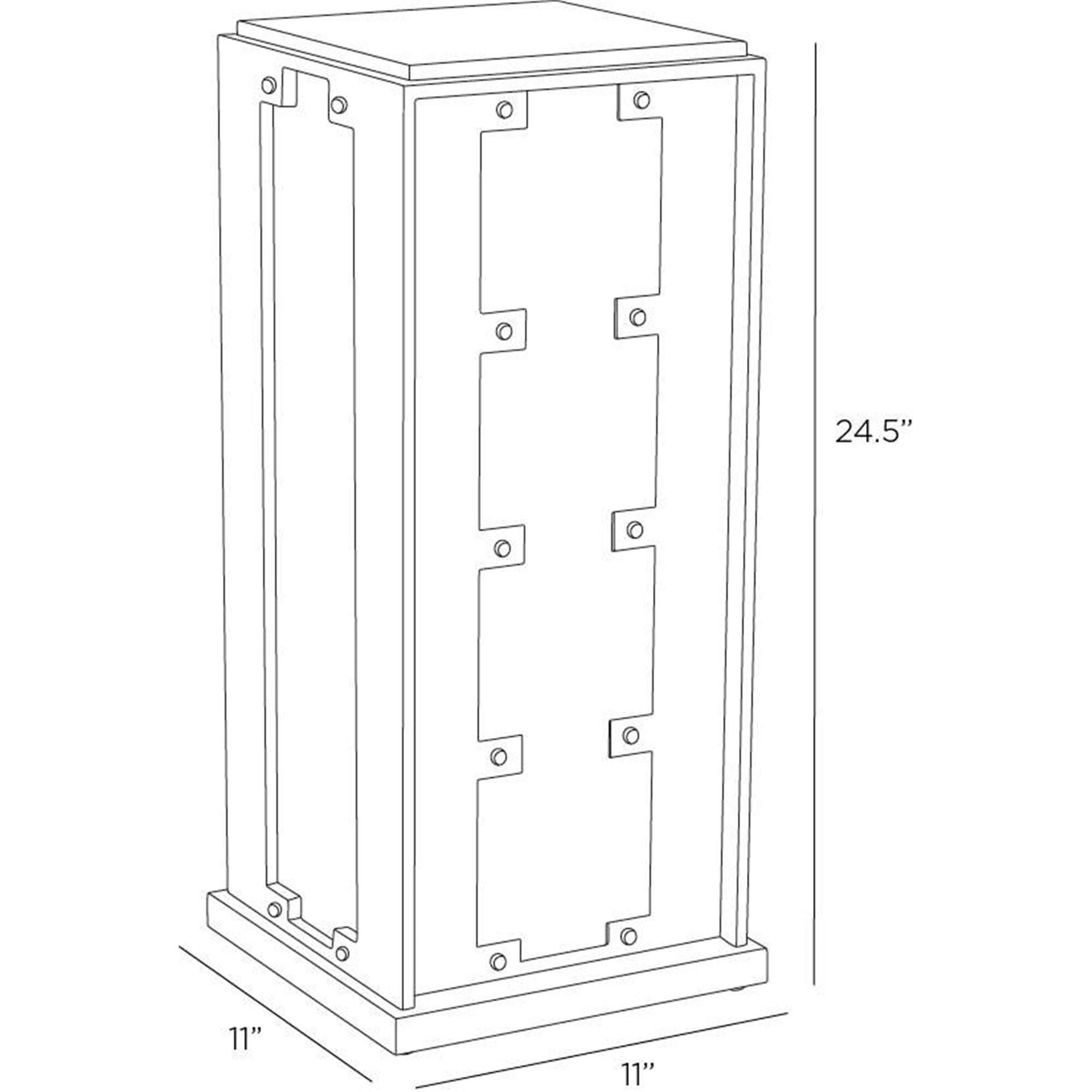 Shown in Marine Grade Aged Iron finish