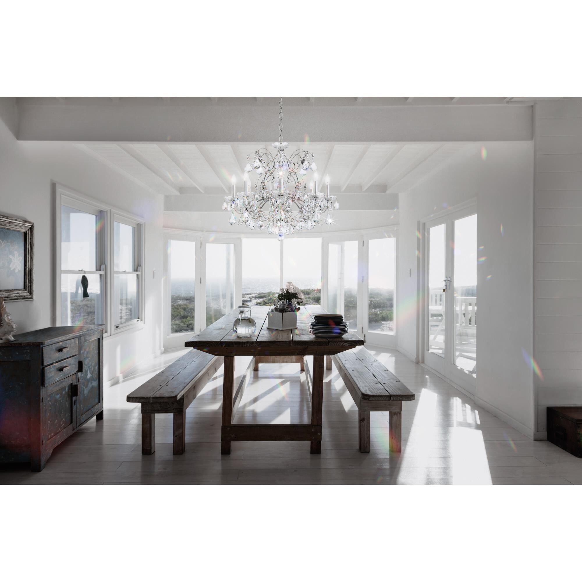 Century 24 Inch 8 Light Chandelier by Schonbek