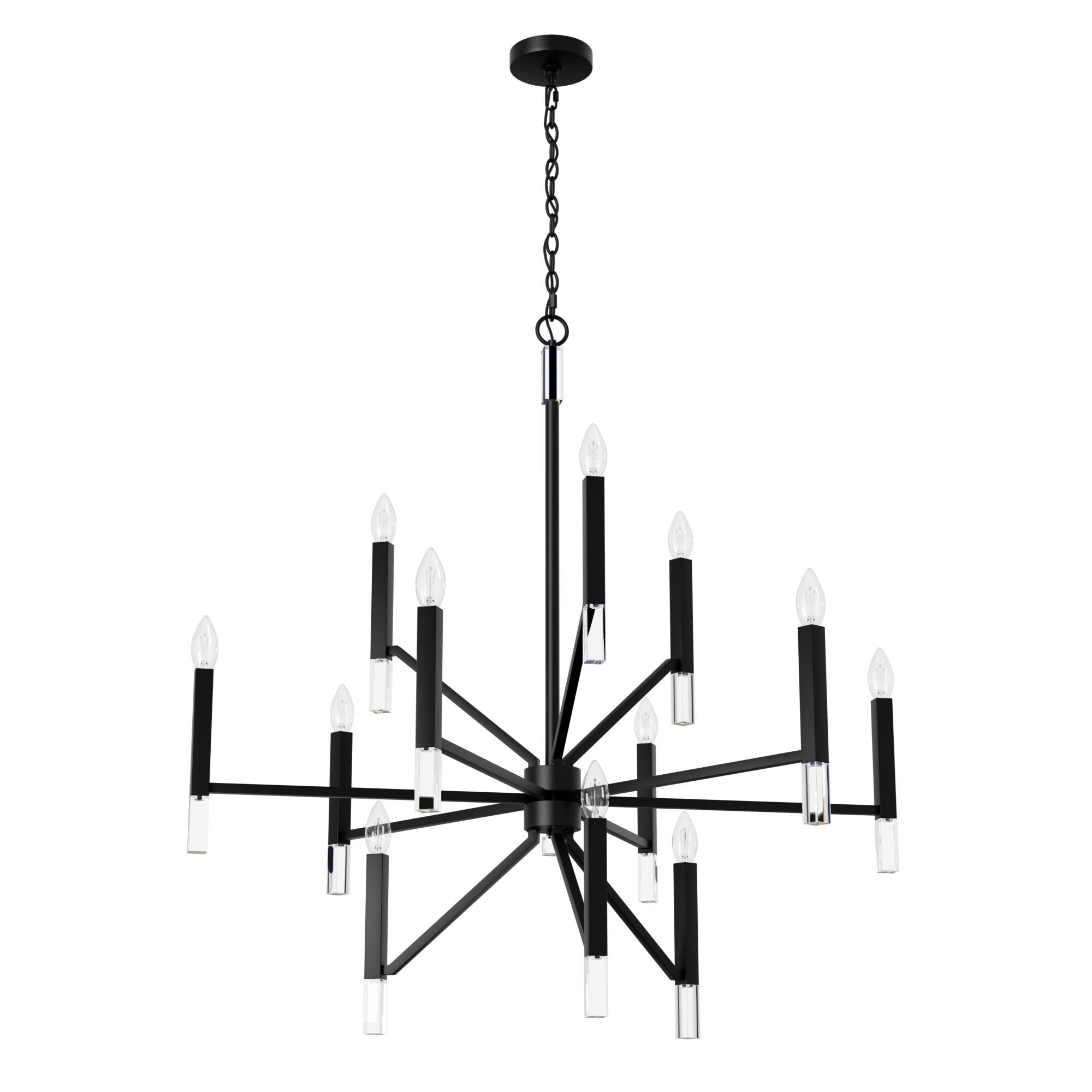 Sunjai 40 Inch Chandelier by Hunter Fan