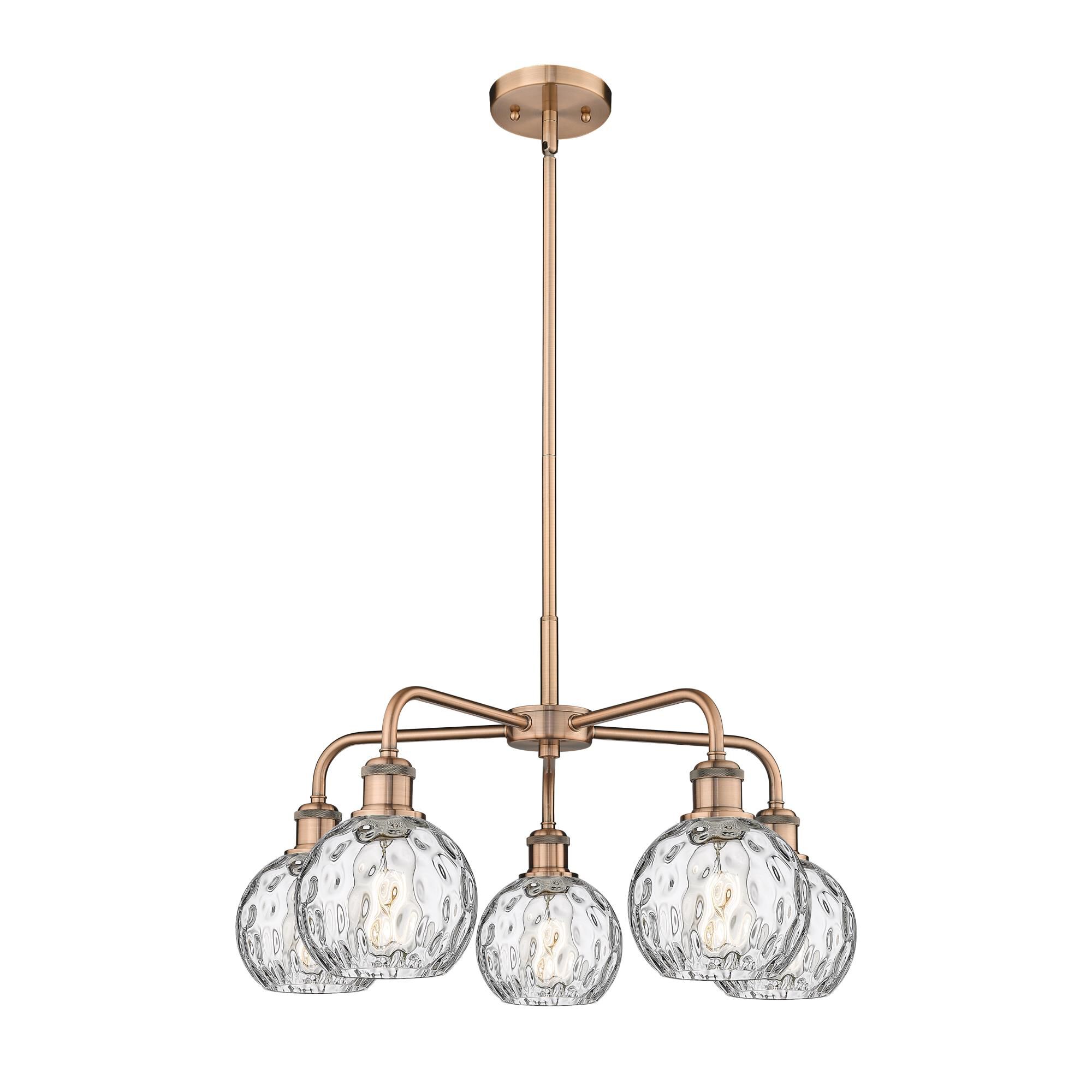 Bruno Marashlian Athens Water Glass 24 Inch Chandelier by Innovations Lighting