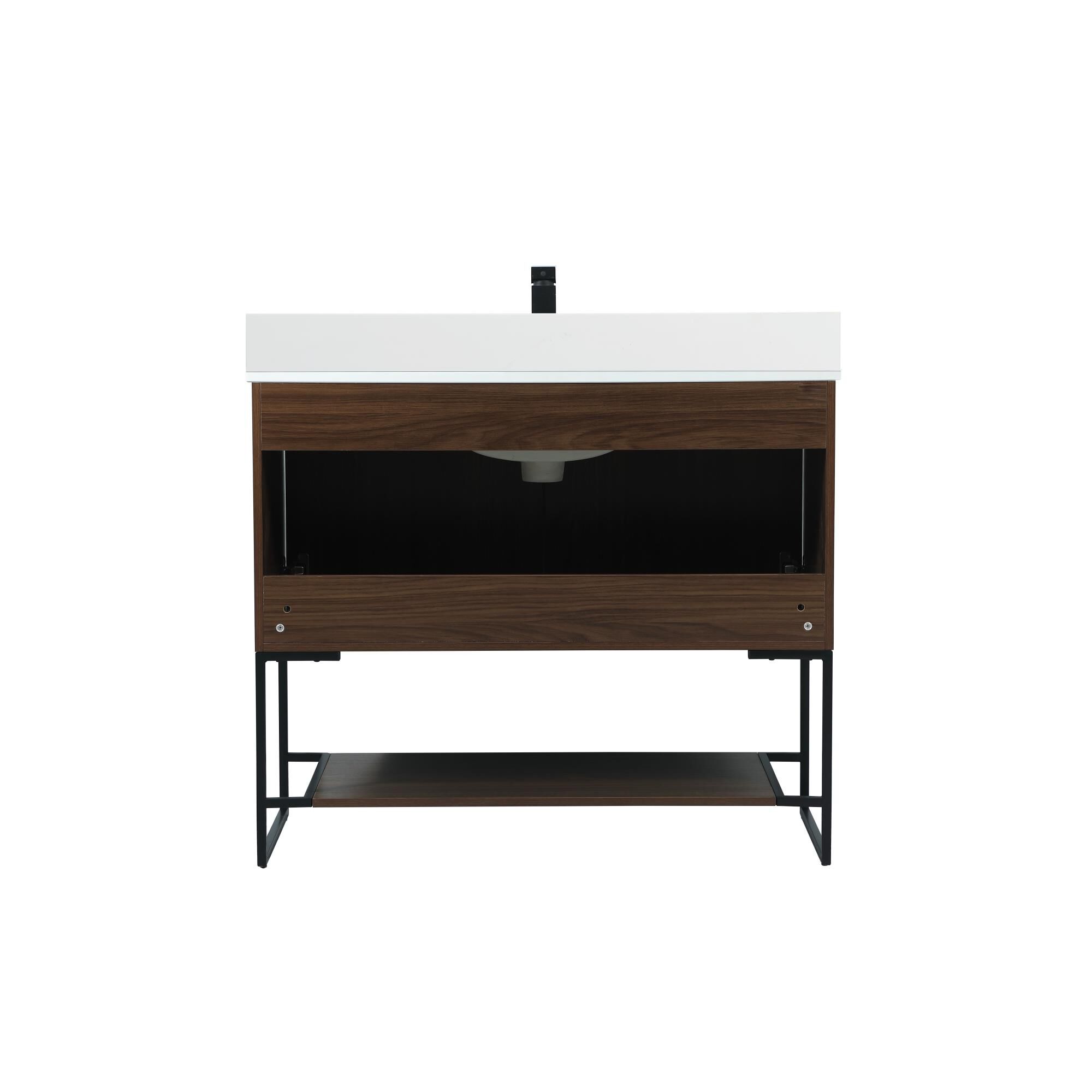 Shown in Walnut finish