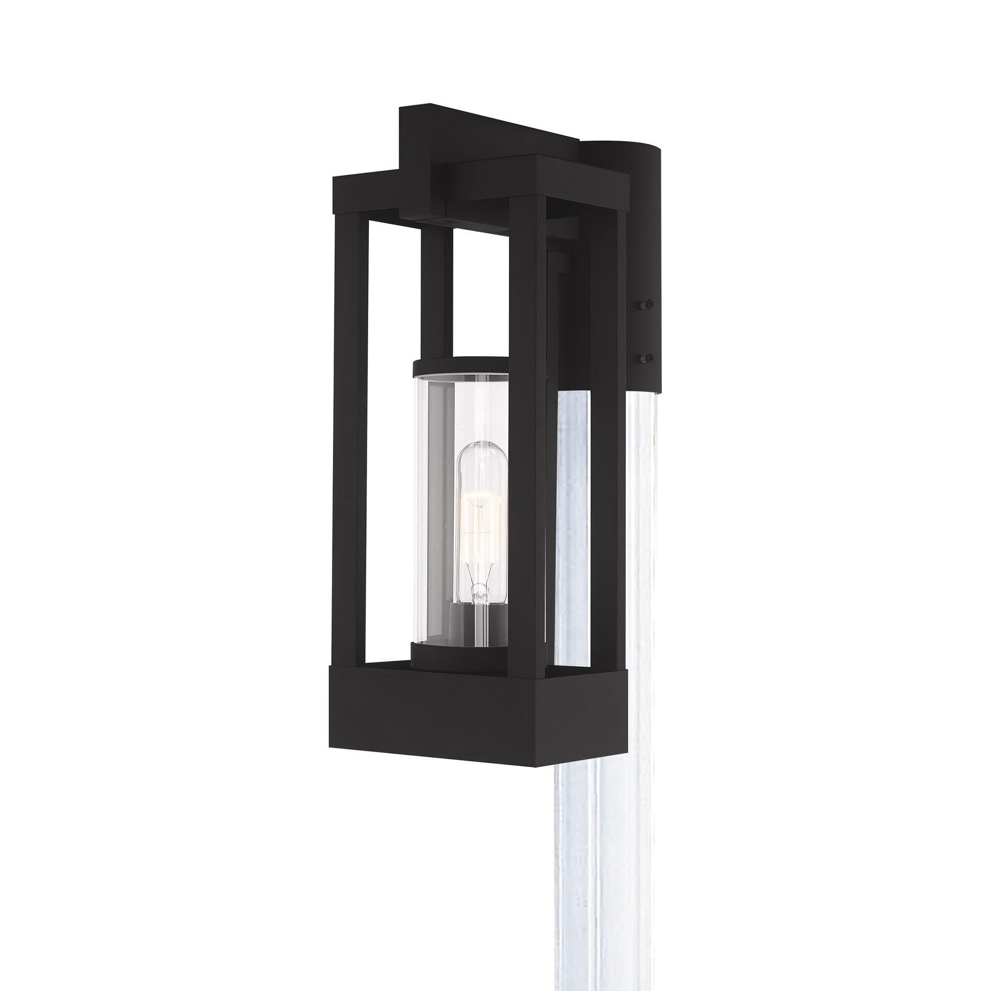 Livex Lighting Delancey 15 Inch Tall Outdoor Post Lamp
