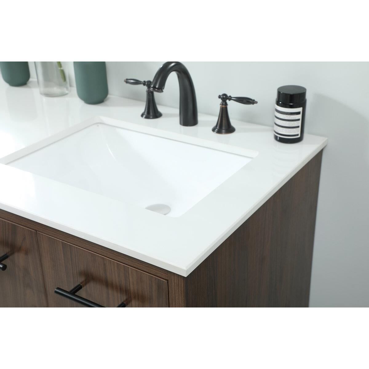 Shown in Walnut finish