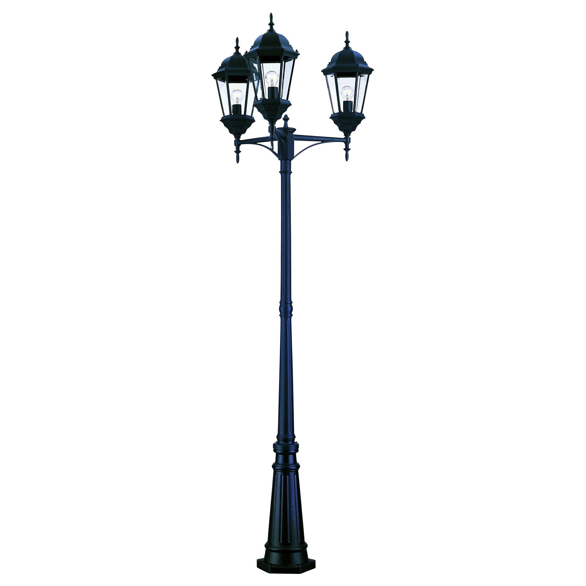 Shown in Matte Black finish and Clear glass and Clear Beveled Glass Panes shade