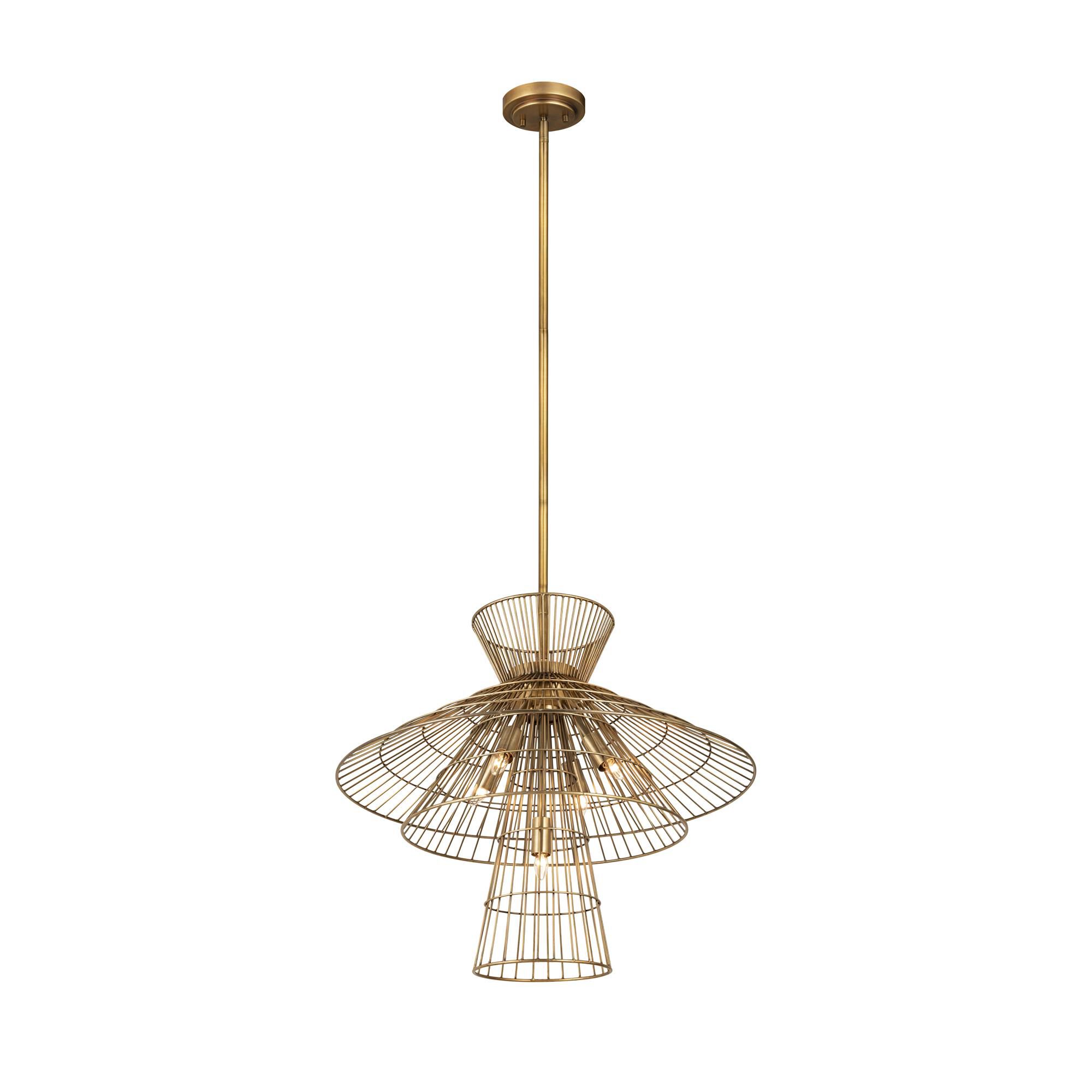 Alito 25 Inch 6 Light Chandelier by Z-Lite