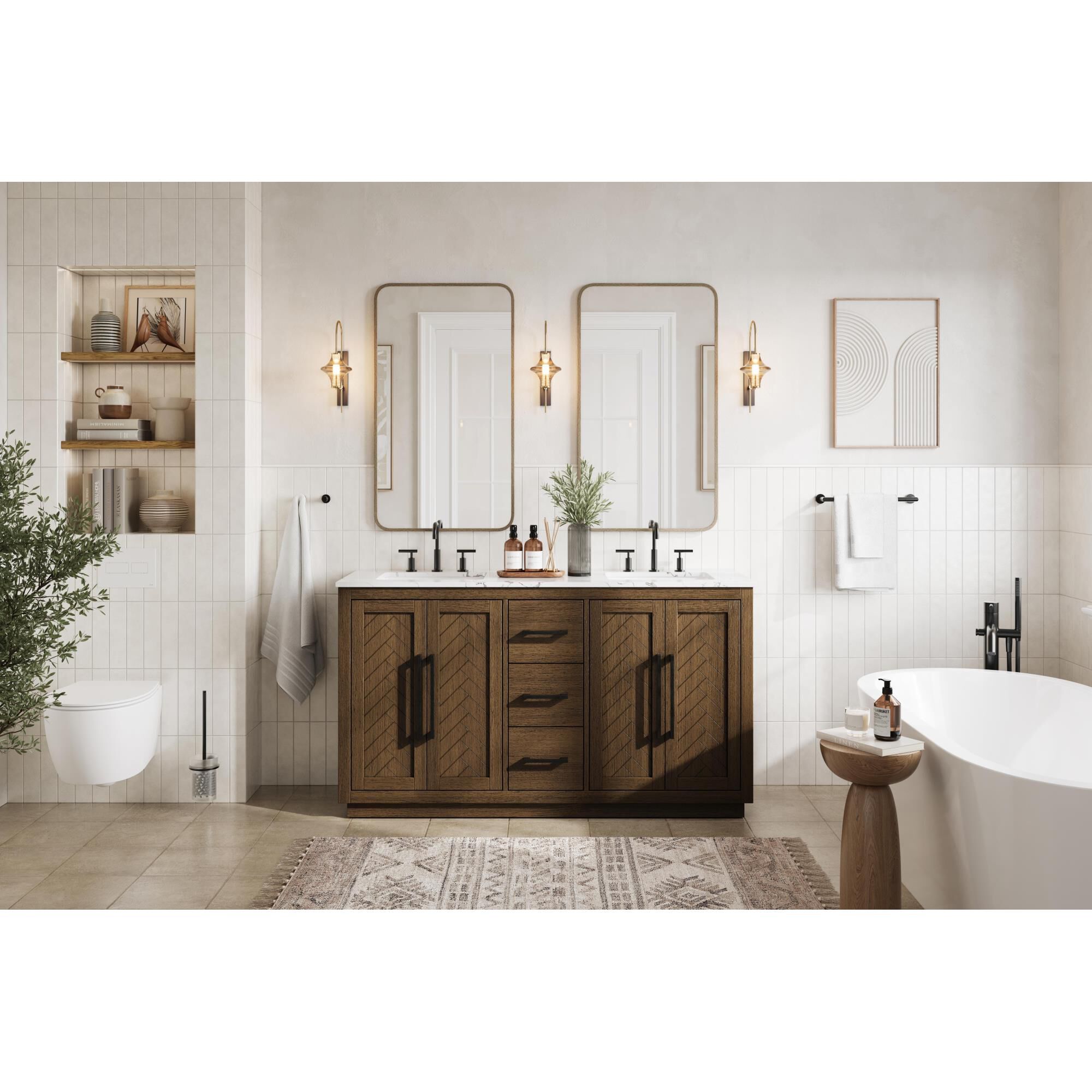 Chase 60 Inch Bath Vanity by Elegant Dcor