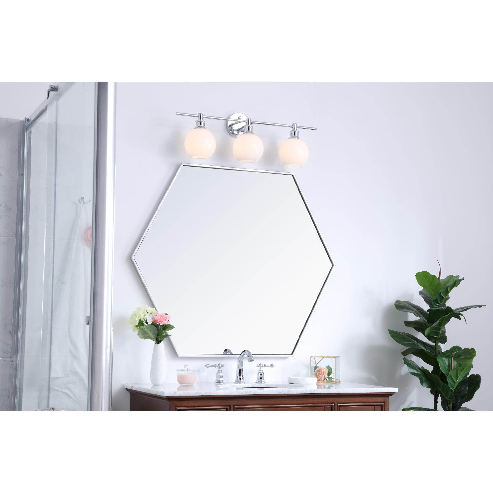 Collier 28 Inch Bath Vanity Light by Elegant Lighting