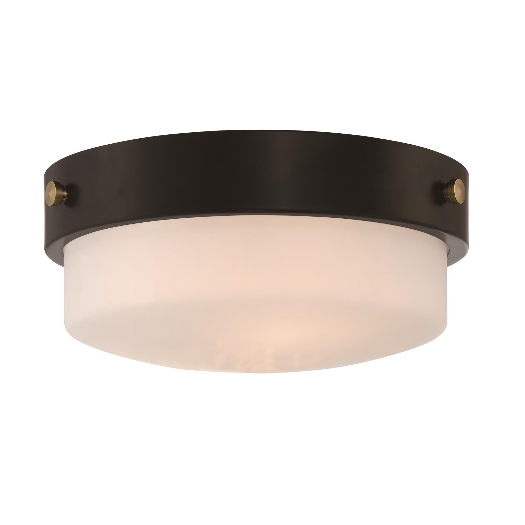 Oak Street 11 Inch 2 Light Flush Mount by Craftmade
