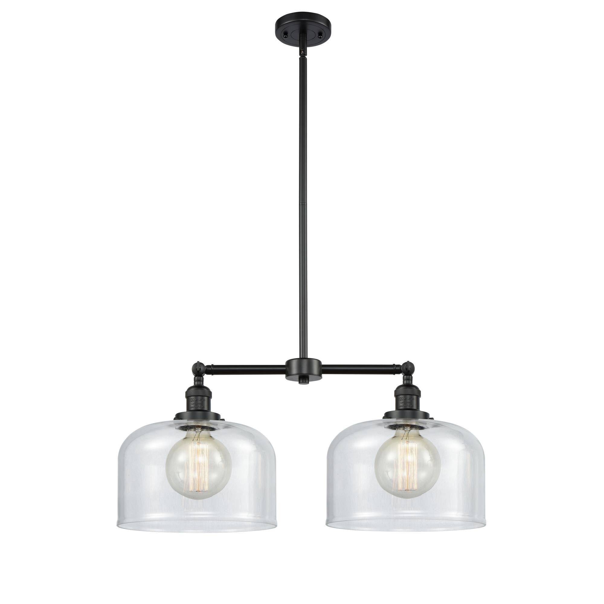 Shown in Matte Black finish and Clear glass