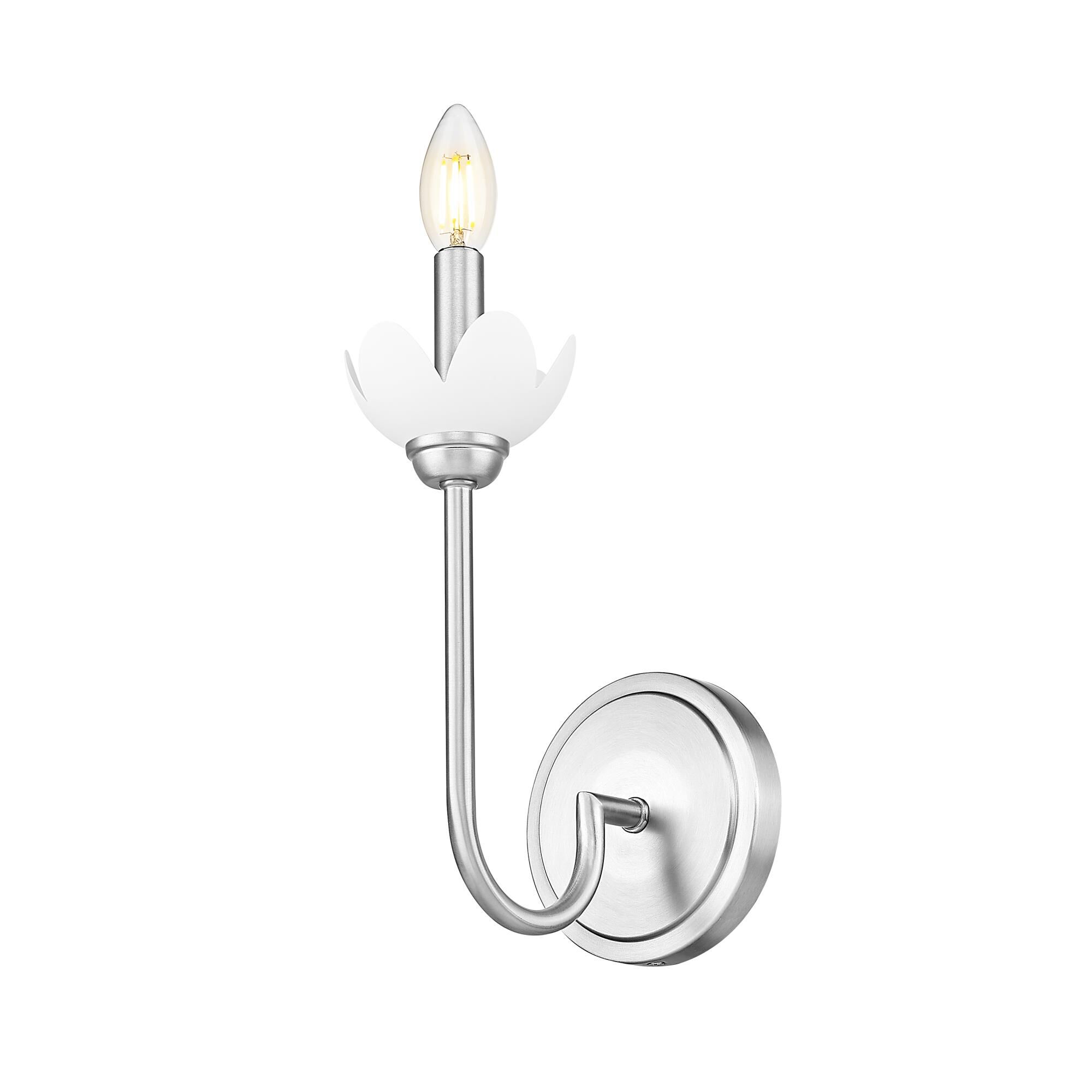 Shown in Brushed Nickel finish and Clear Ribbed glass and Clear Ribbed shade