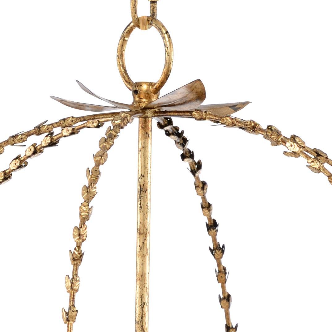 Shown in Blackened Gold Leaf finish