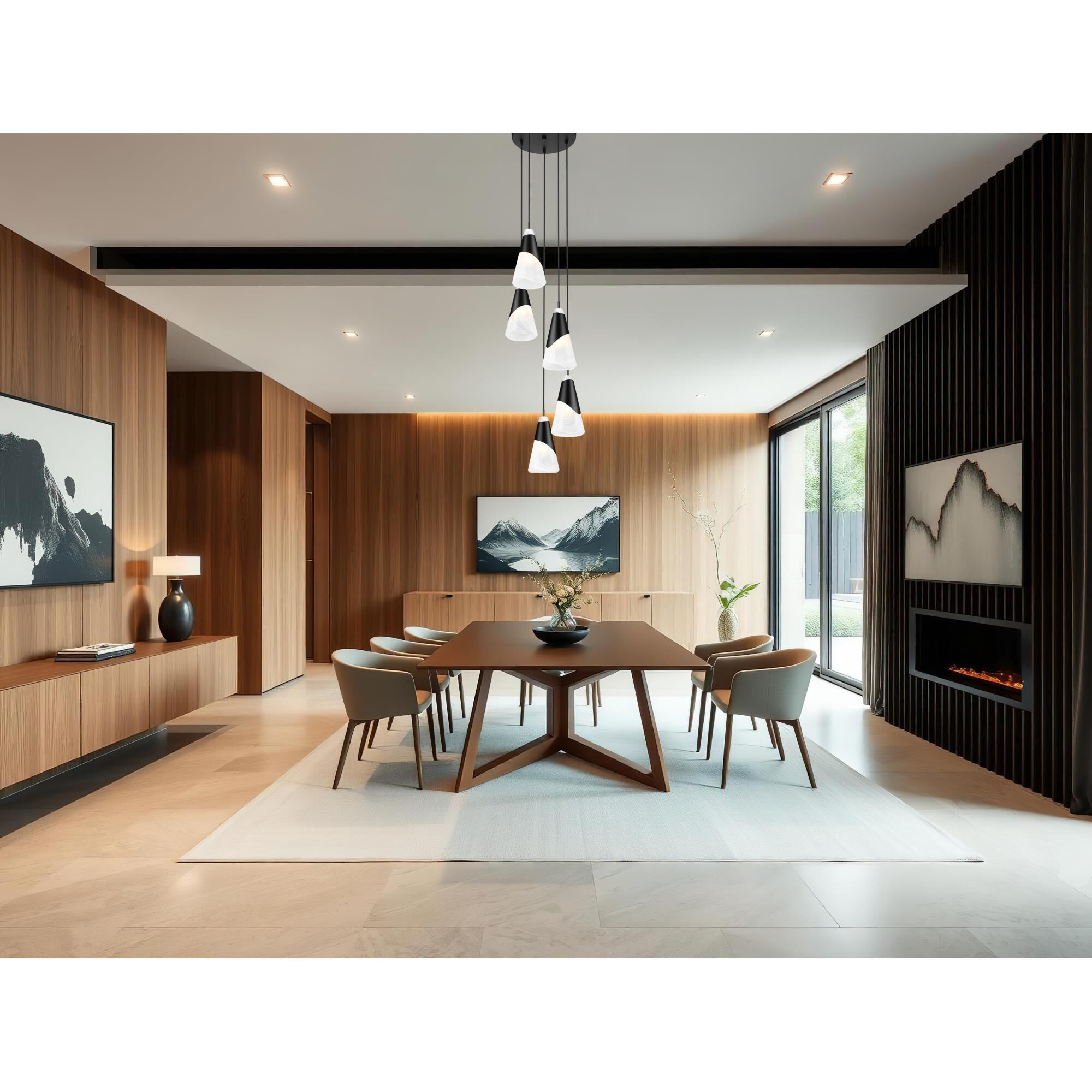 Aimie 12 Inch Multi Light Pendant by Z Lite