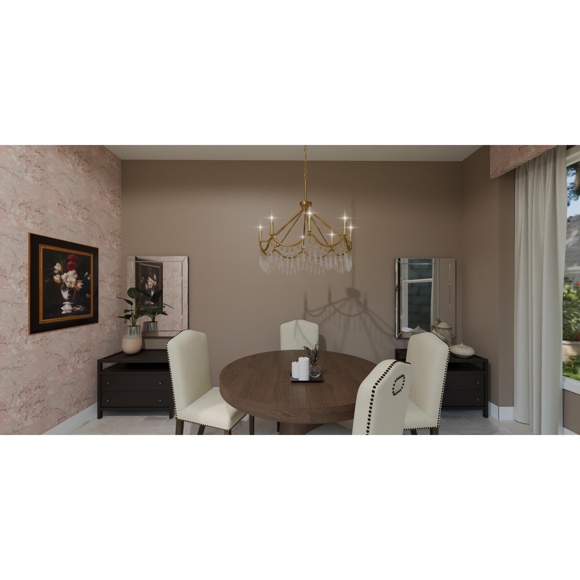 Airedale 30 Inch 8 Light Chandelier by Quoizel